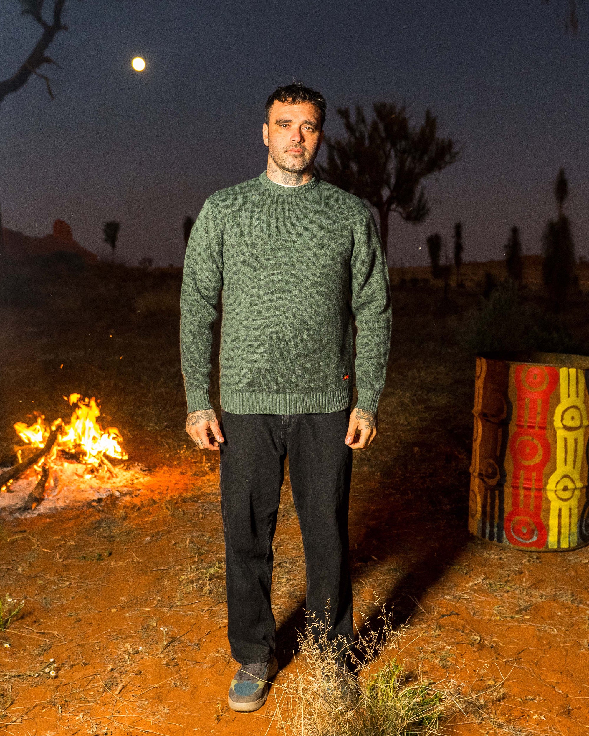 Mens Otis Canvas Sweater