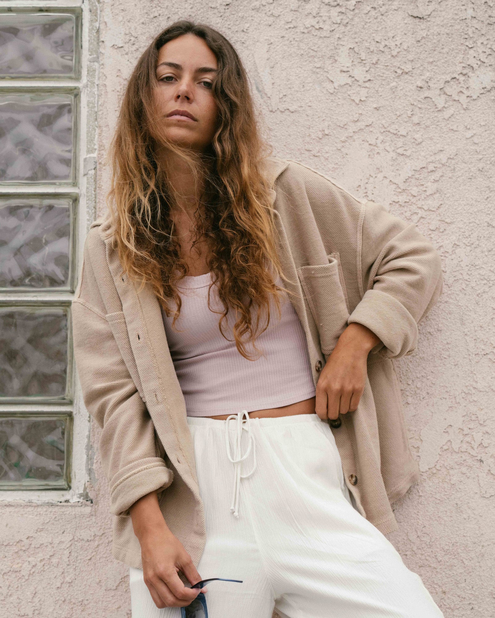 Womens Everytime Shacket Fleece Top