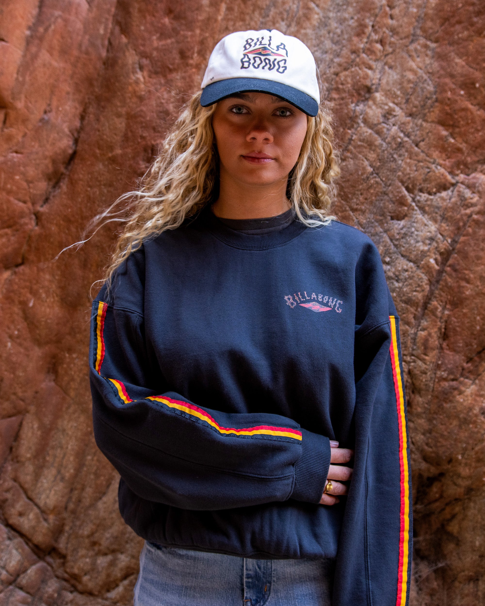 Womens Otis Arch Diamond Crew Neck