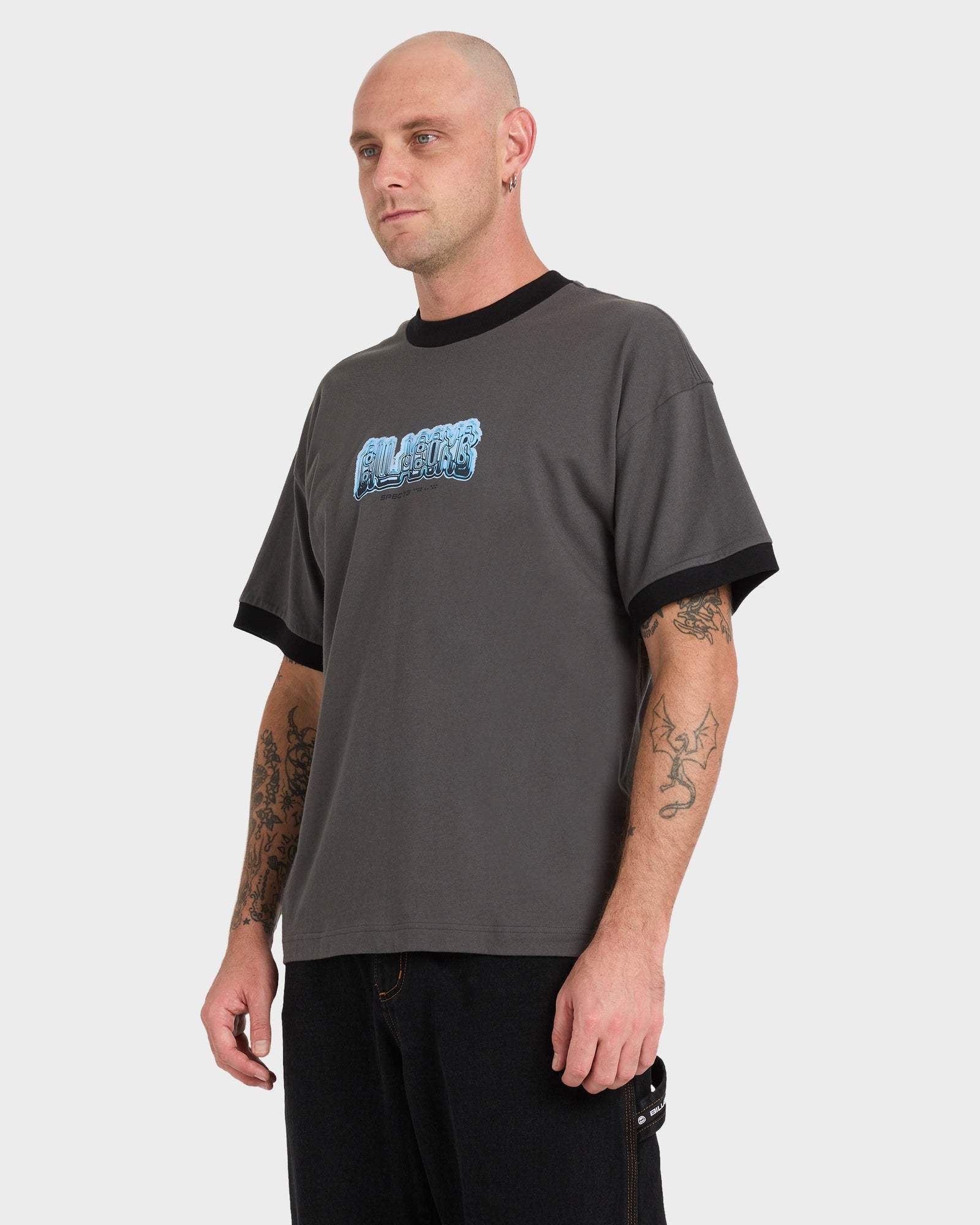 Mens Spec 73 Spin Ringer T-Shirt