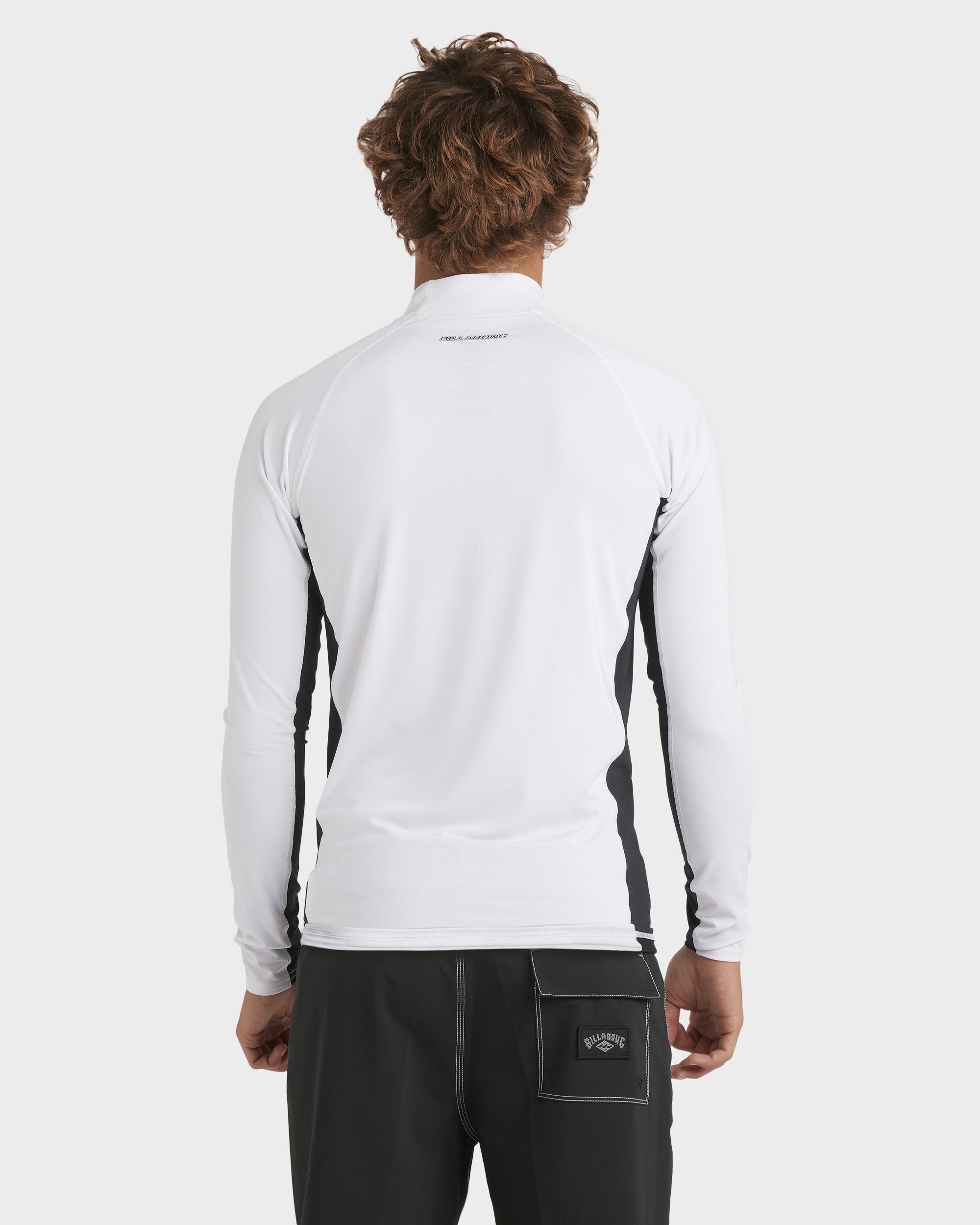 Mens Jimmy Contrast Long Sleeve Rash Vest
