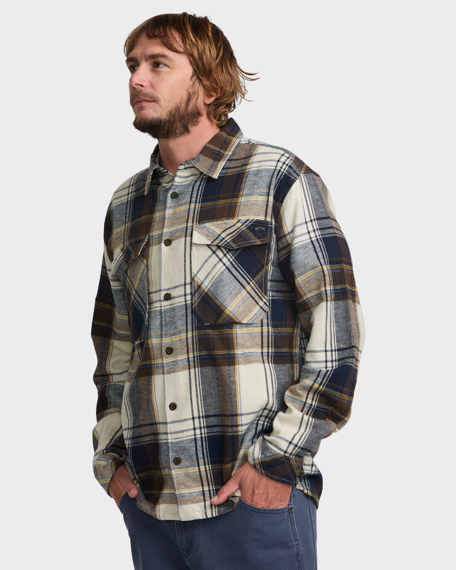 Mens Bad Dog Flannel Shirt