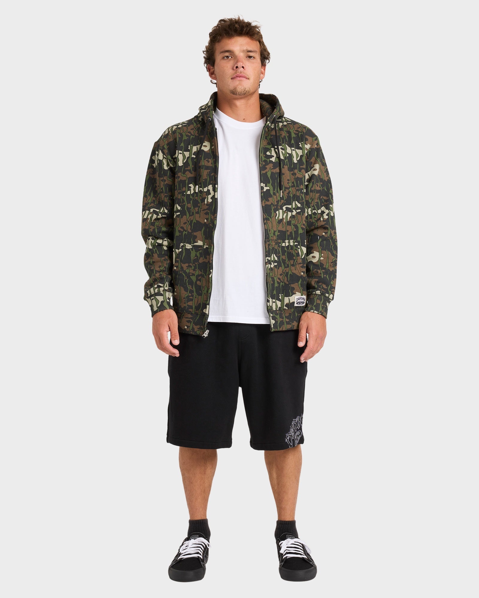 Mens Bad Dog Fleece Walkshorts