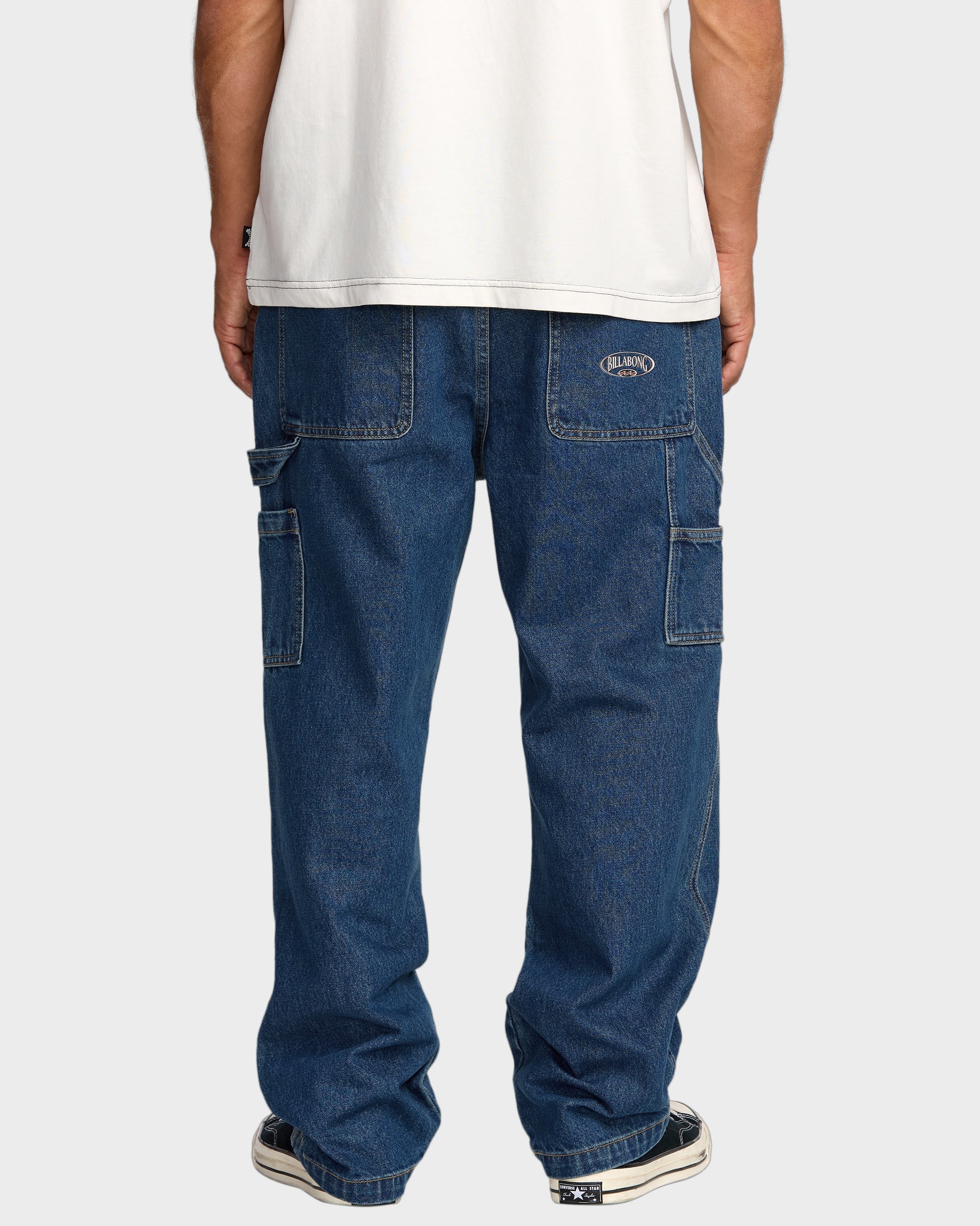 Mens Bad Dog Workwear Denim Pants