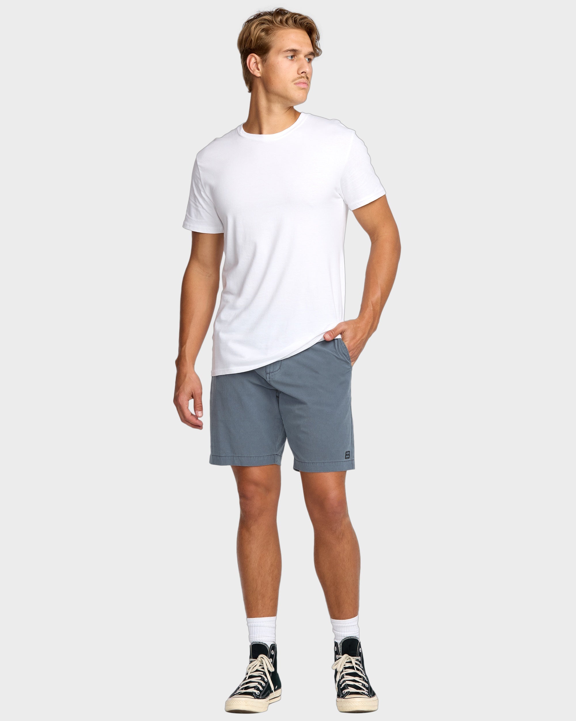 Mens Crossfire Wave Washed Submersible 18" Shorts