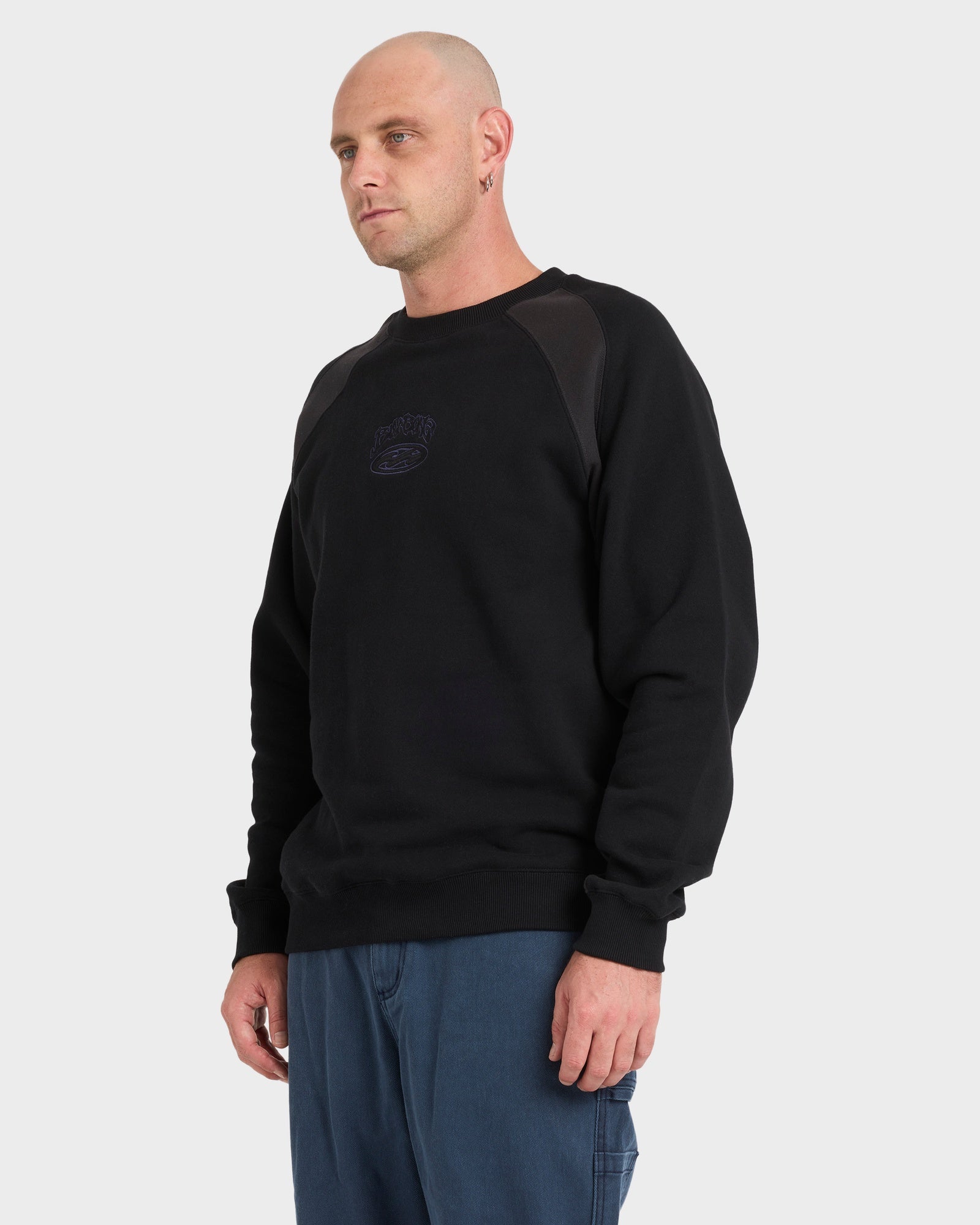 Mens Bad Dog Crew Neck