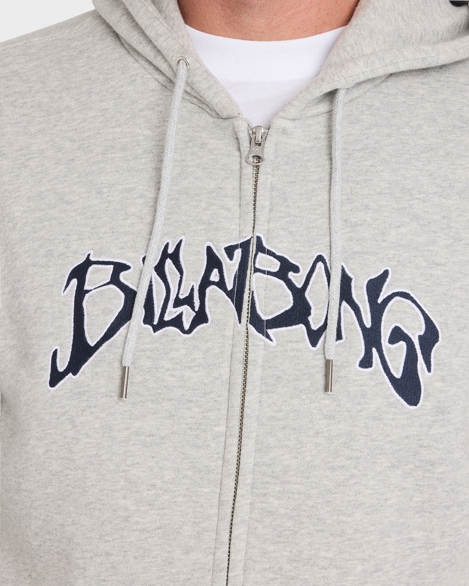 Mens Bad Dog Arch Zip Up Hoodie