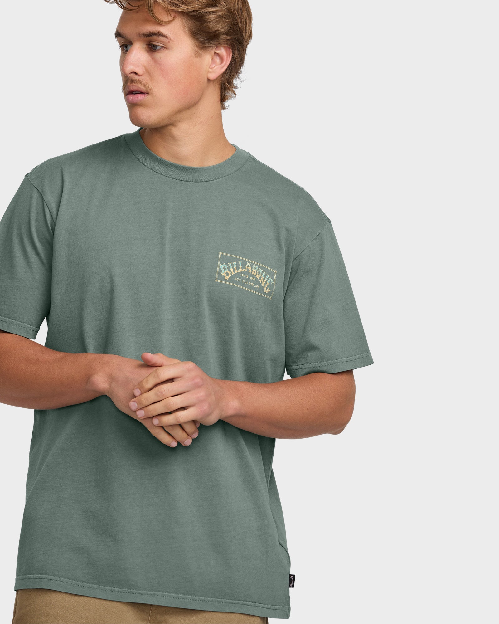 Mens Original Arch Premium Wave Washed T-Shirt