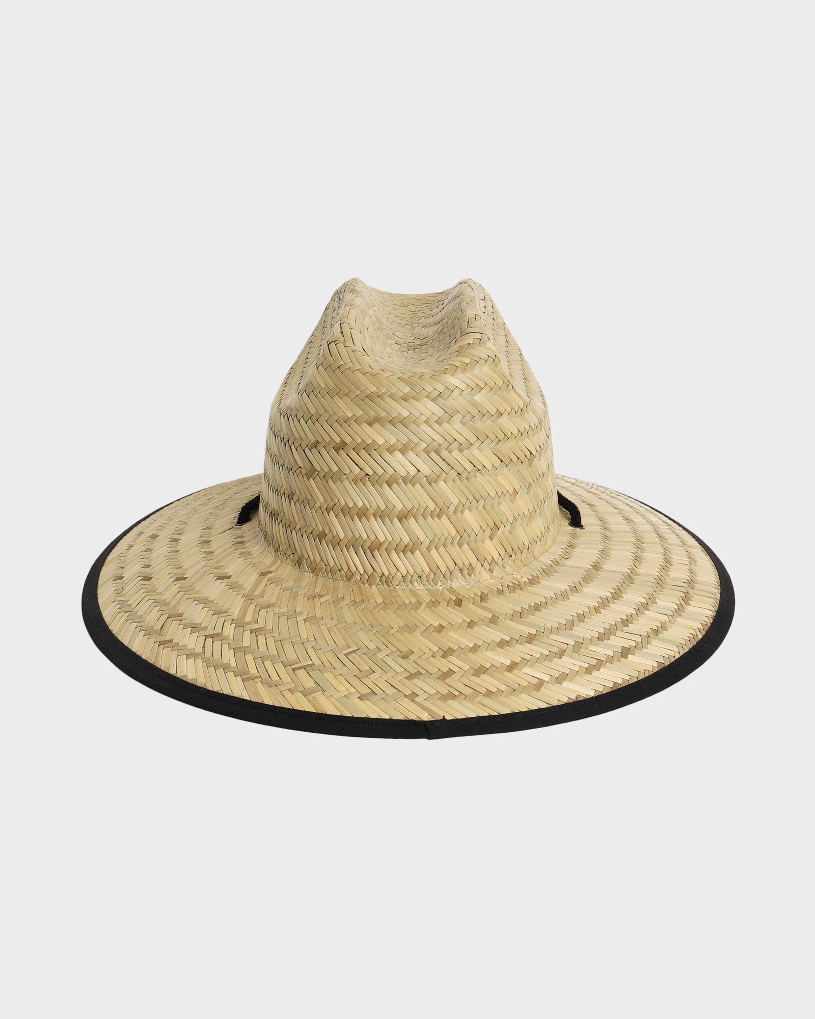 Mens Tides Print Straw Hat
