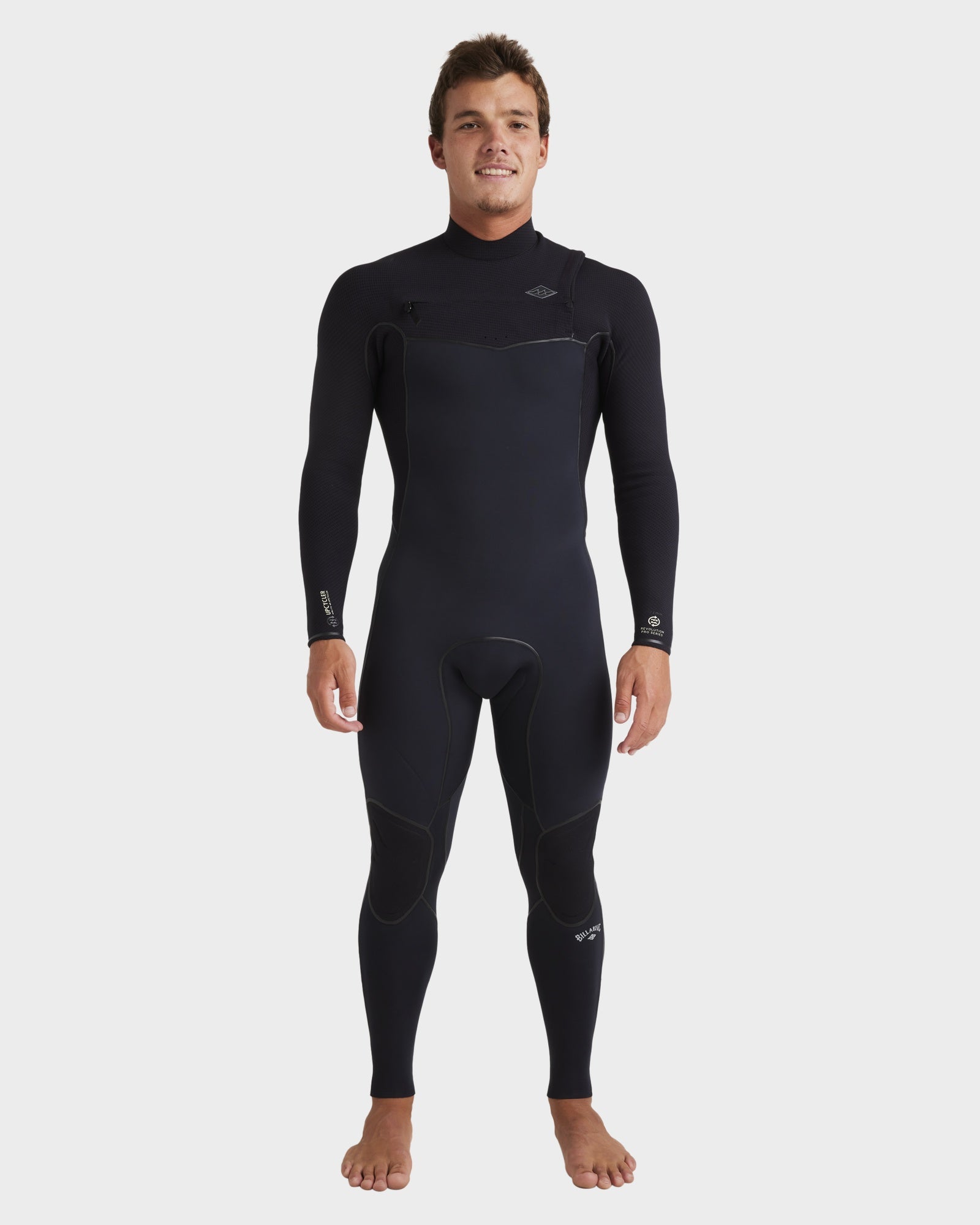 Mens 4/3mm Revolution Pro Chest Zip Steamer Wetsuit