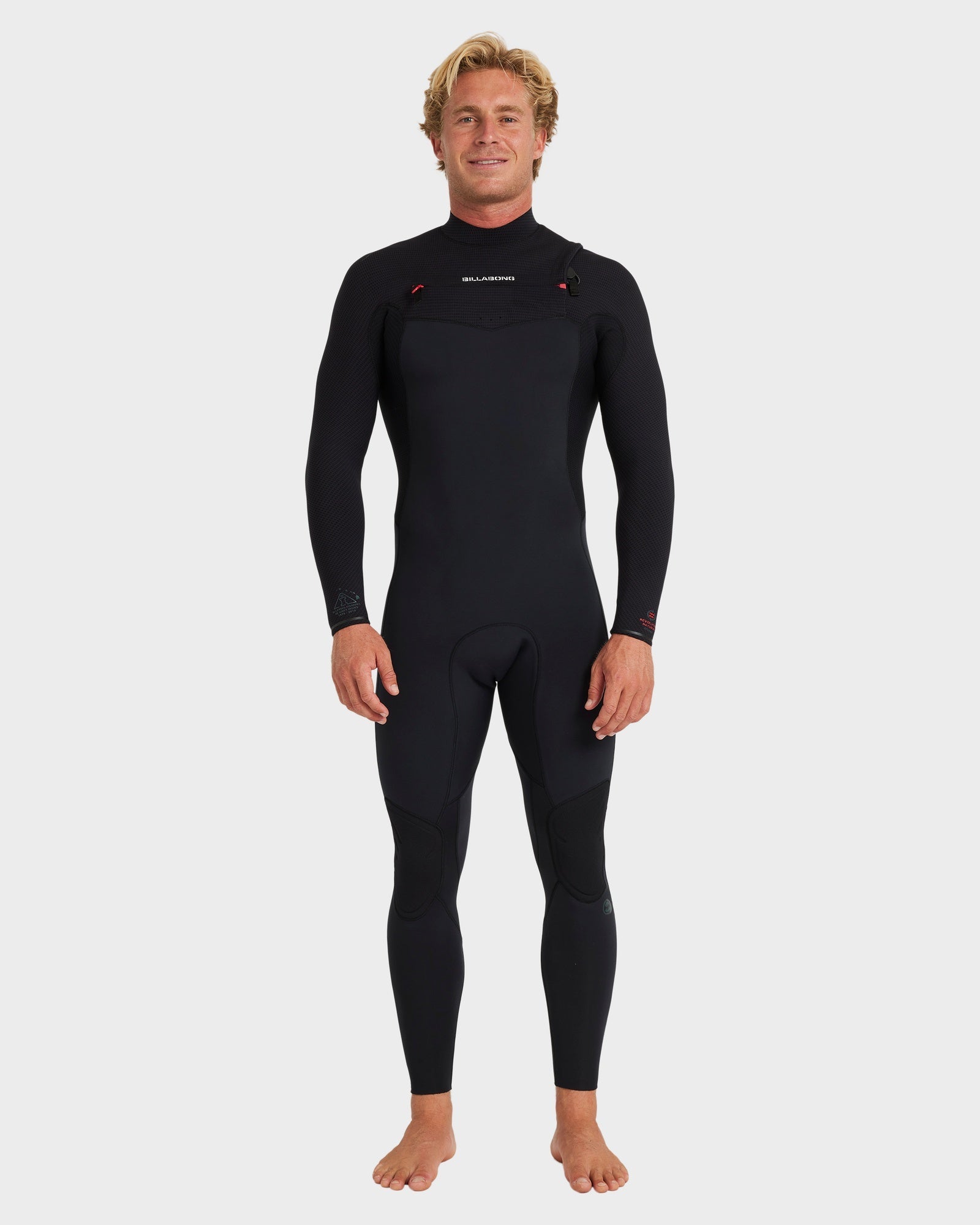 Mens 4/3mm Revolution Natural Chest Zip Steamer Wetsuit