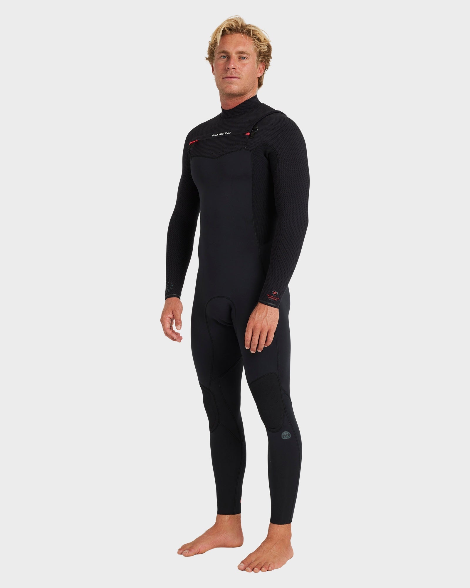 Mens 4/3mm Revolution Natural Chest Zip Steamer Wetsuit