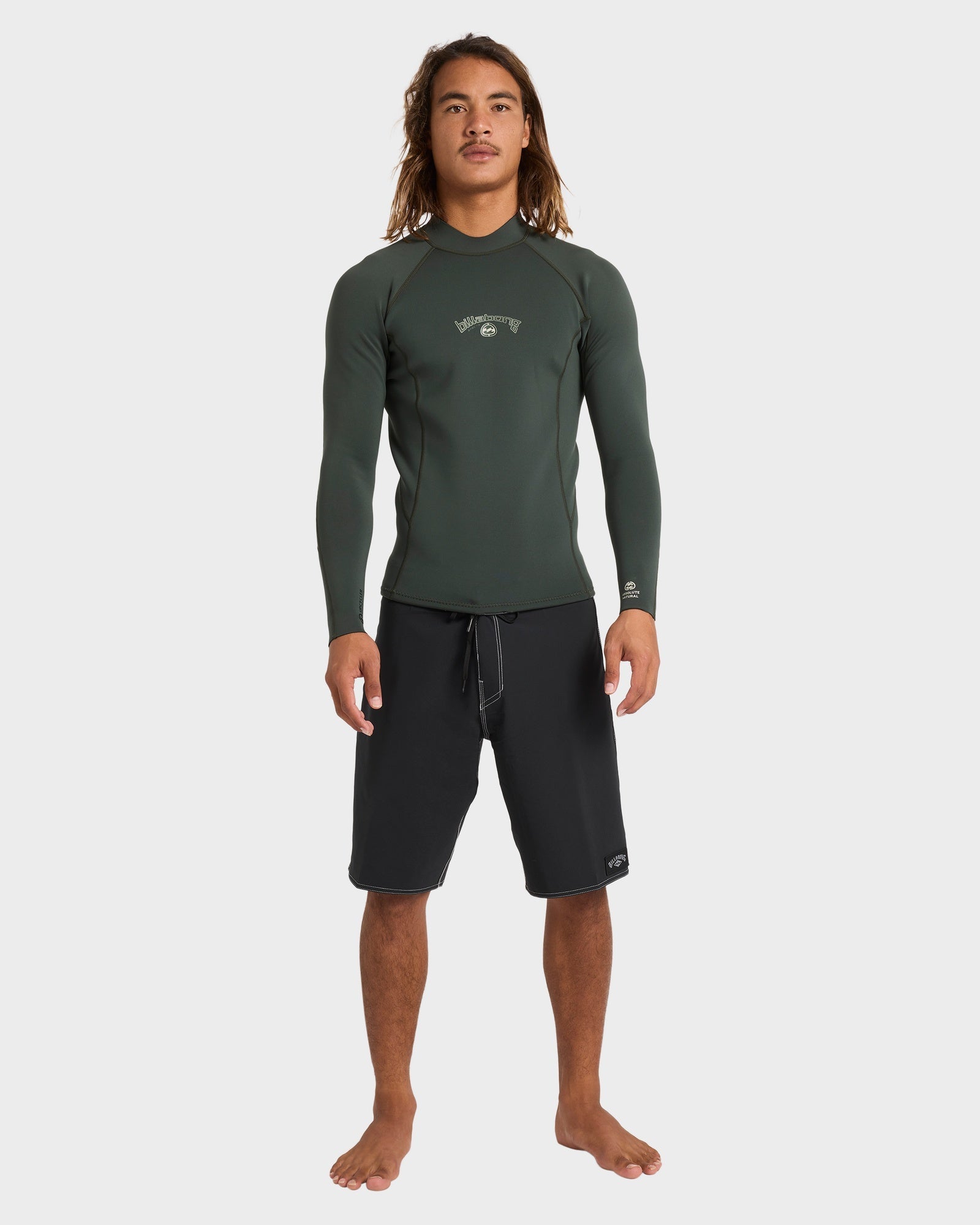 Mens 1/1 mm Absolute Natural Long Sleeve Wetsuit Jacket