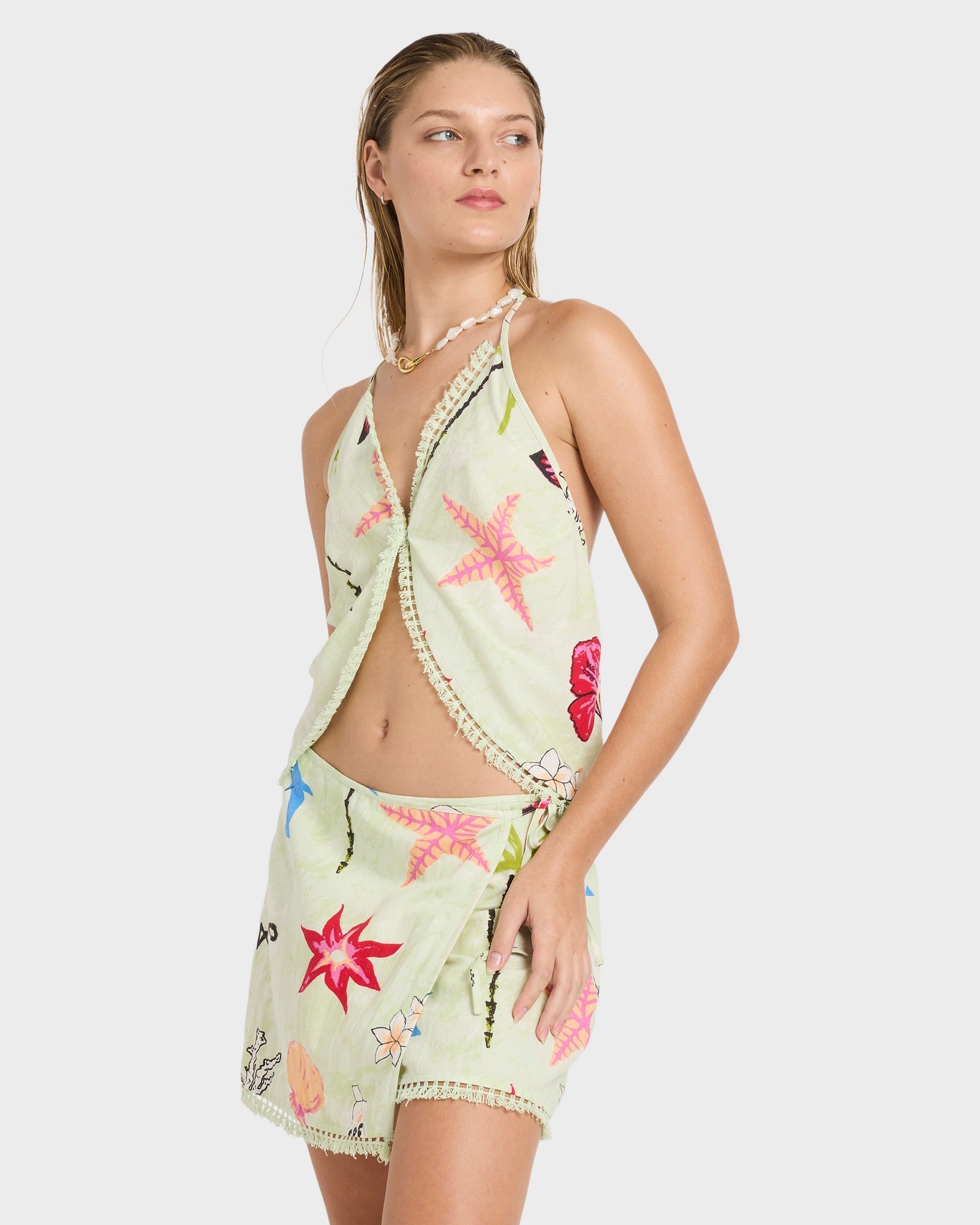 Womens Lottie Hall Woven Tank Top