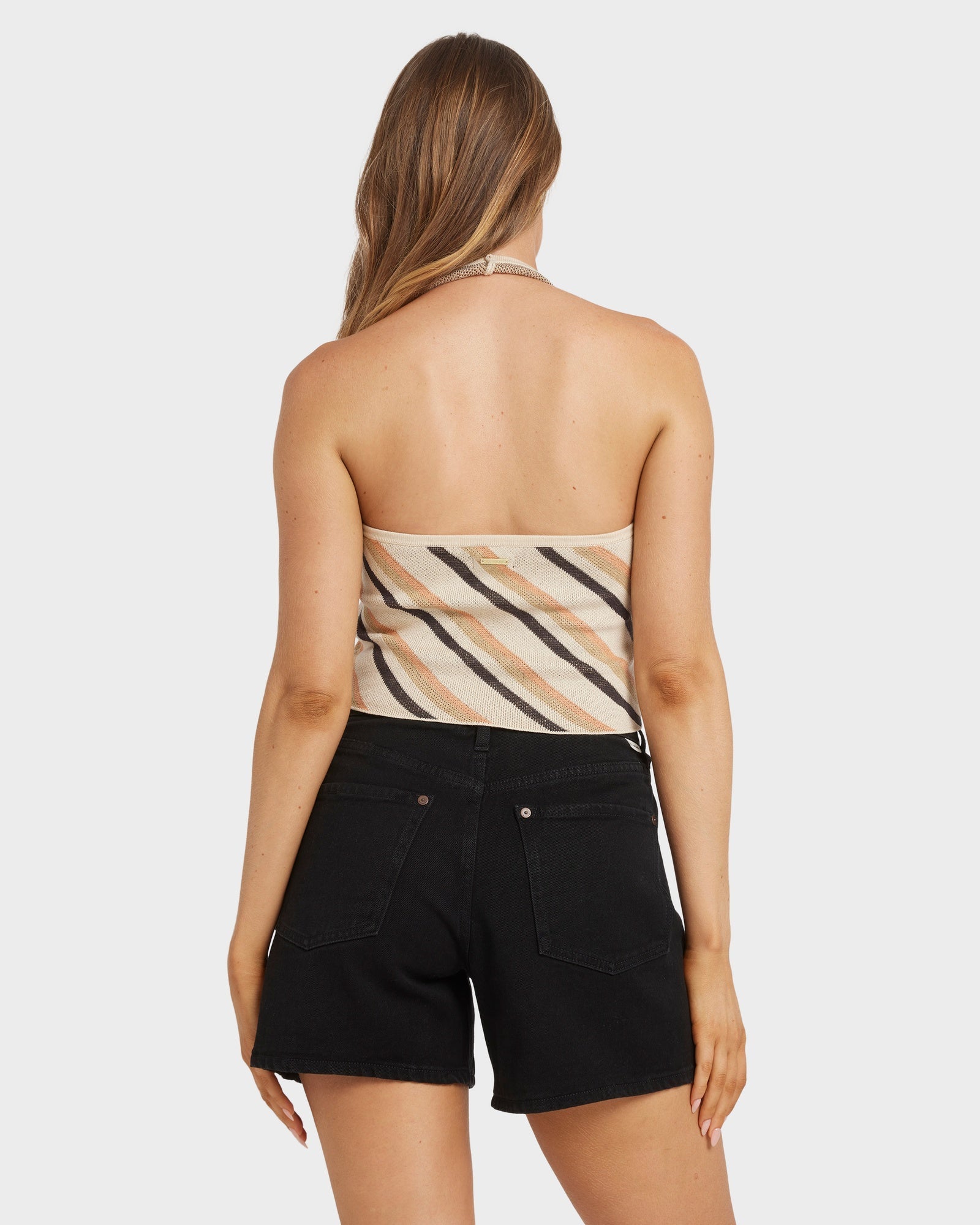 Womens All Out Sweater Halter Top