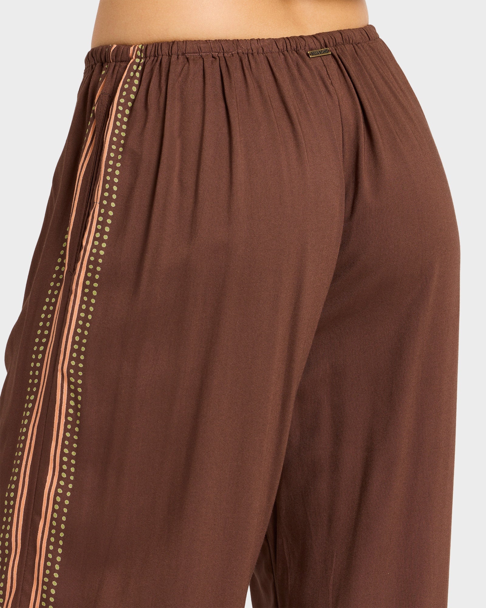 Womens Vacay Mode Elastic Pants