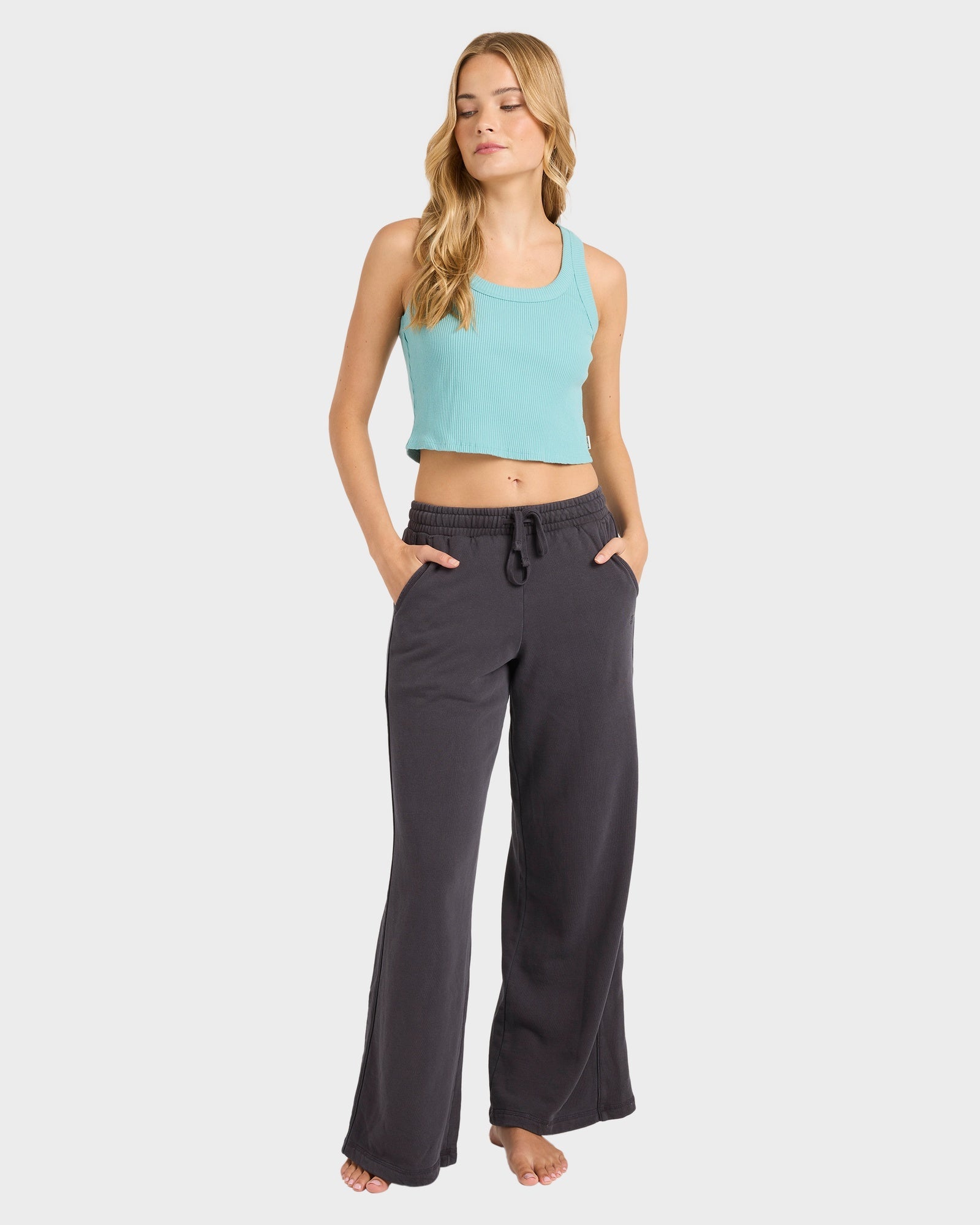Womens The Avery Wide Leg Trackpants