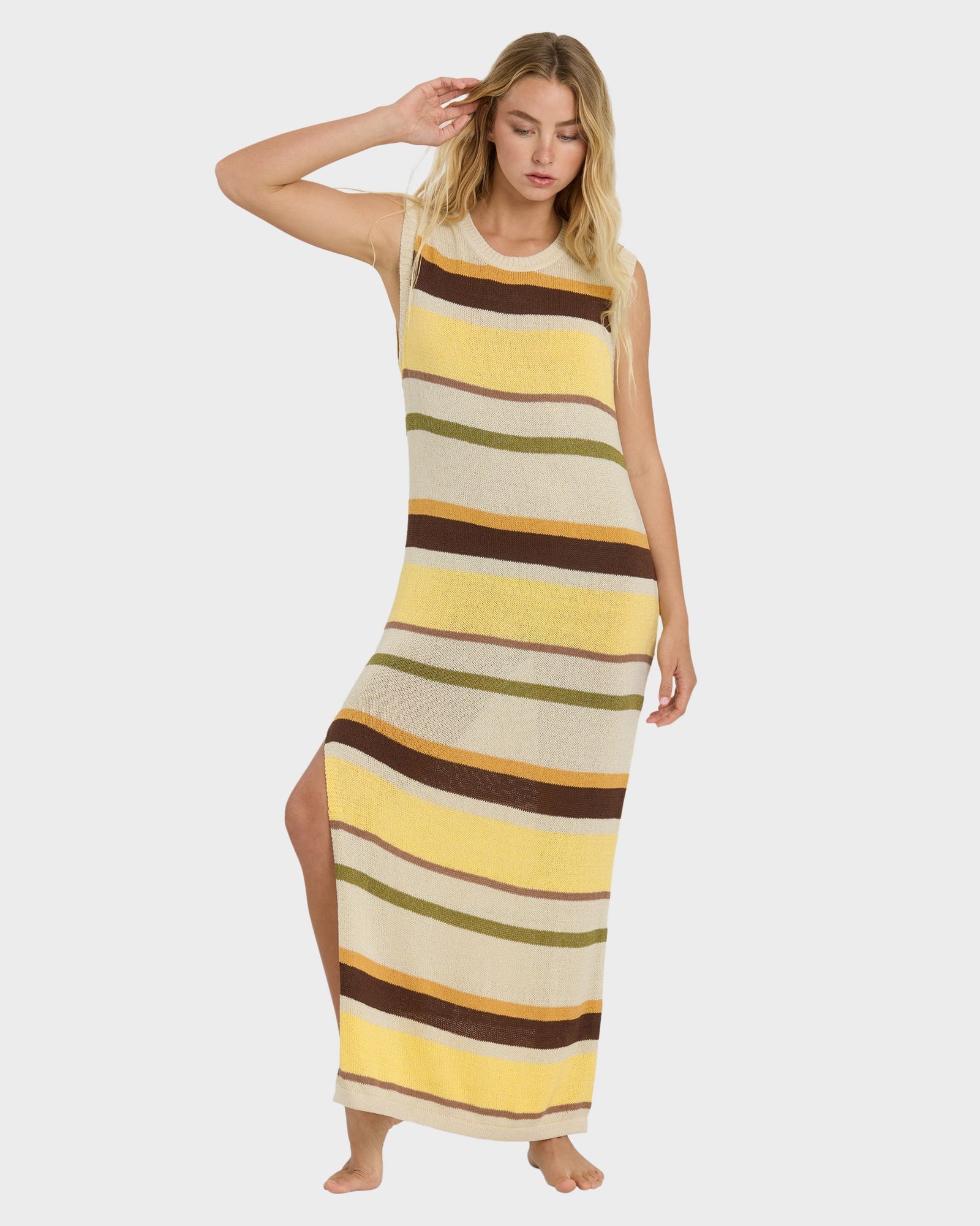 Womens Those Days Knit Midi Dress