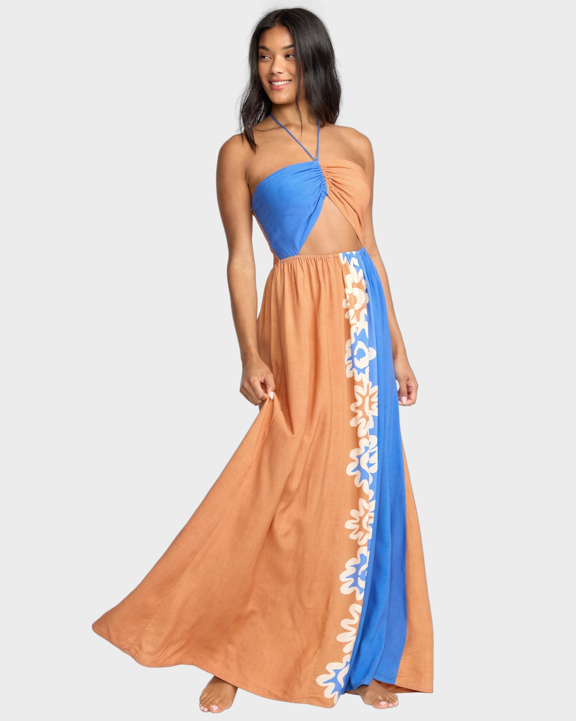 Womens Trippin Drippin Maxi Dress