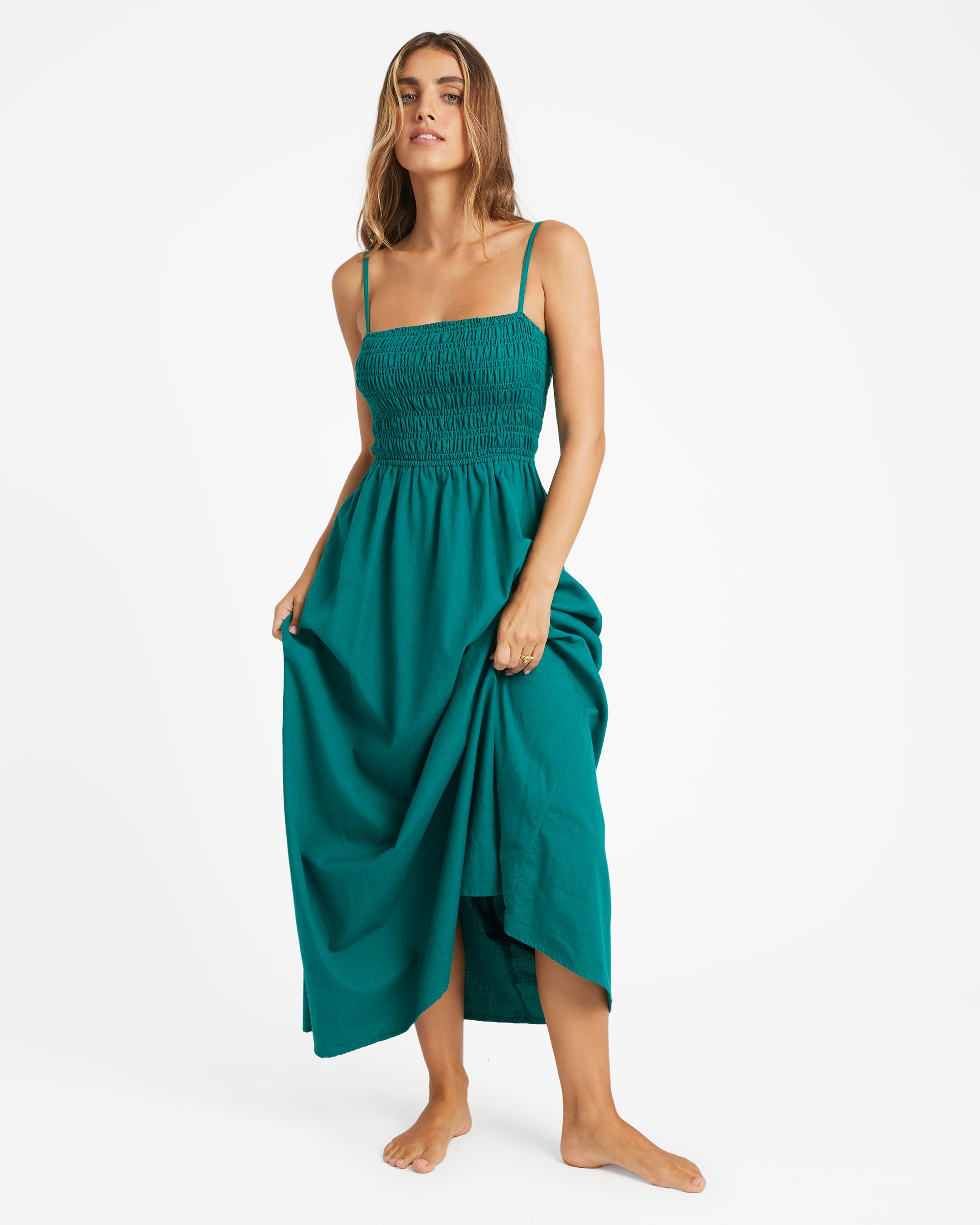 Womens Deep Sea Maxi Dress