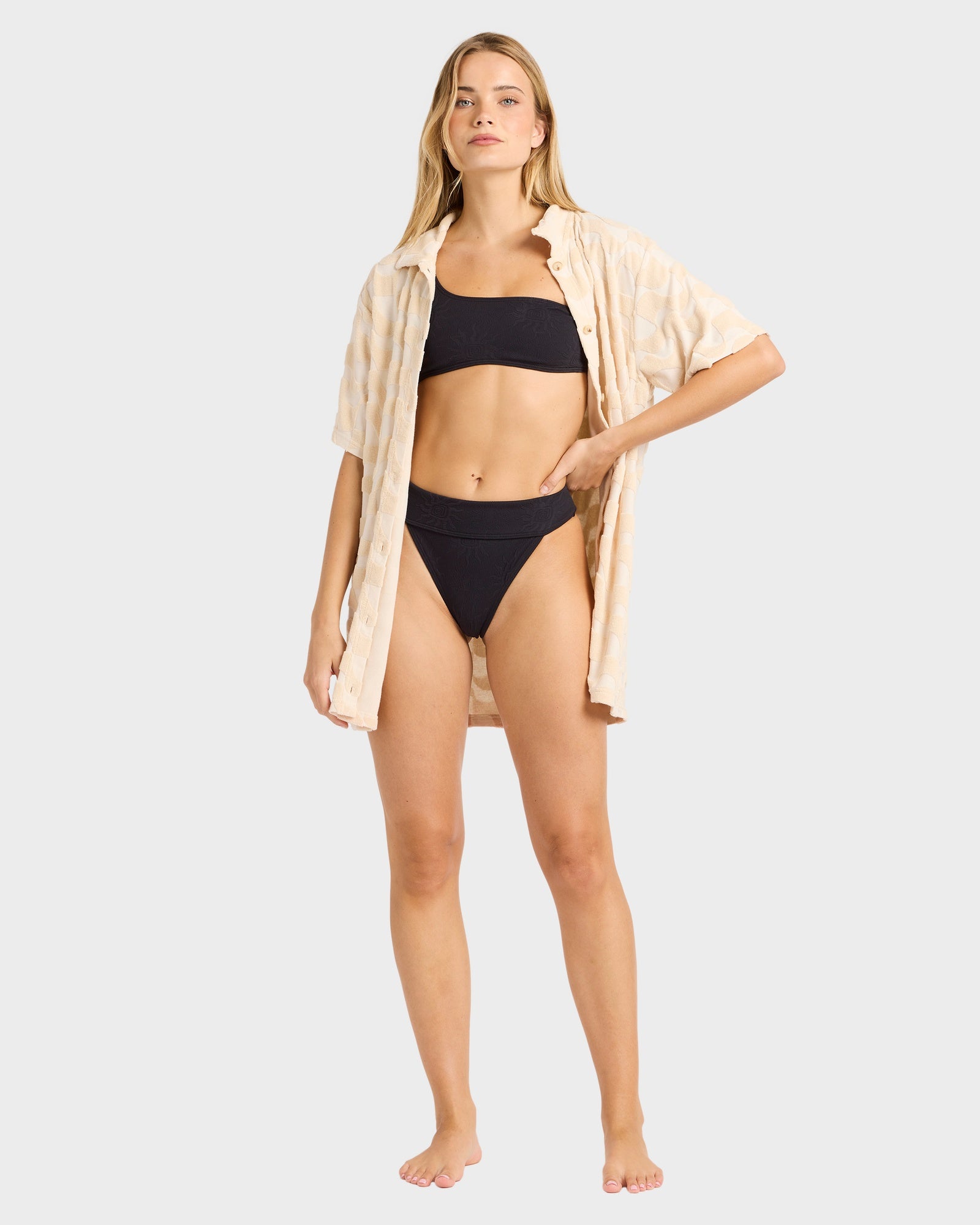 Womens Laura Waves Shirt Mini Dress