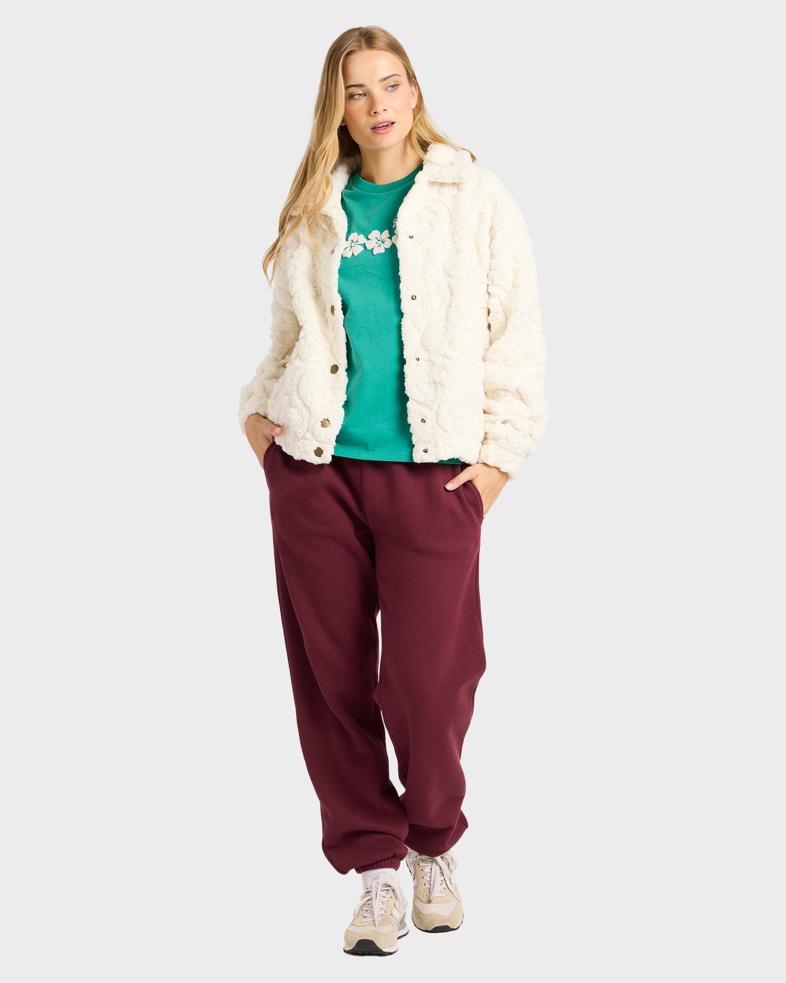 Womens Sol Ride Cozy Fleece Jacket