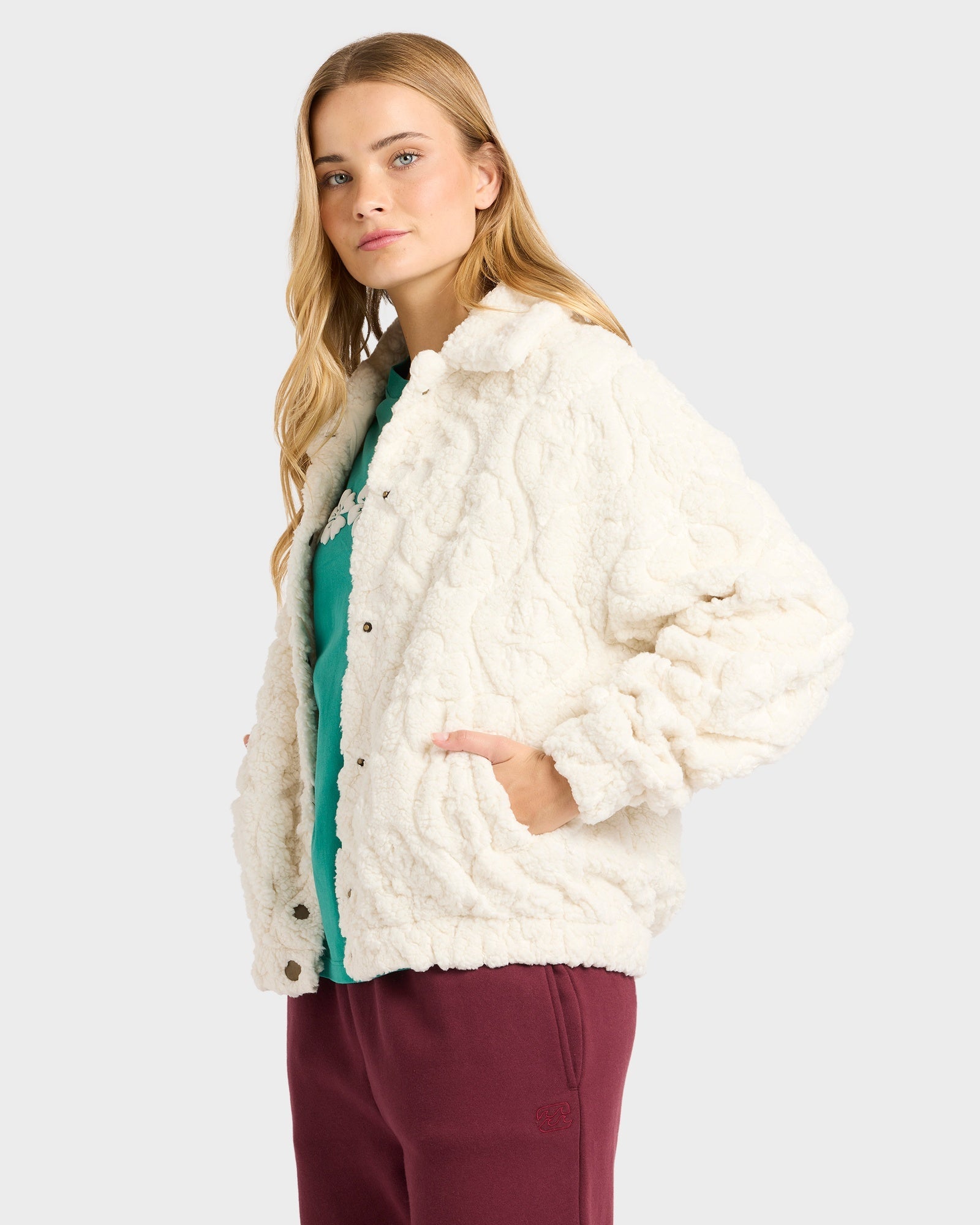 Womens Sol Ride Cozy Fleece Jacket