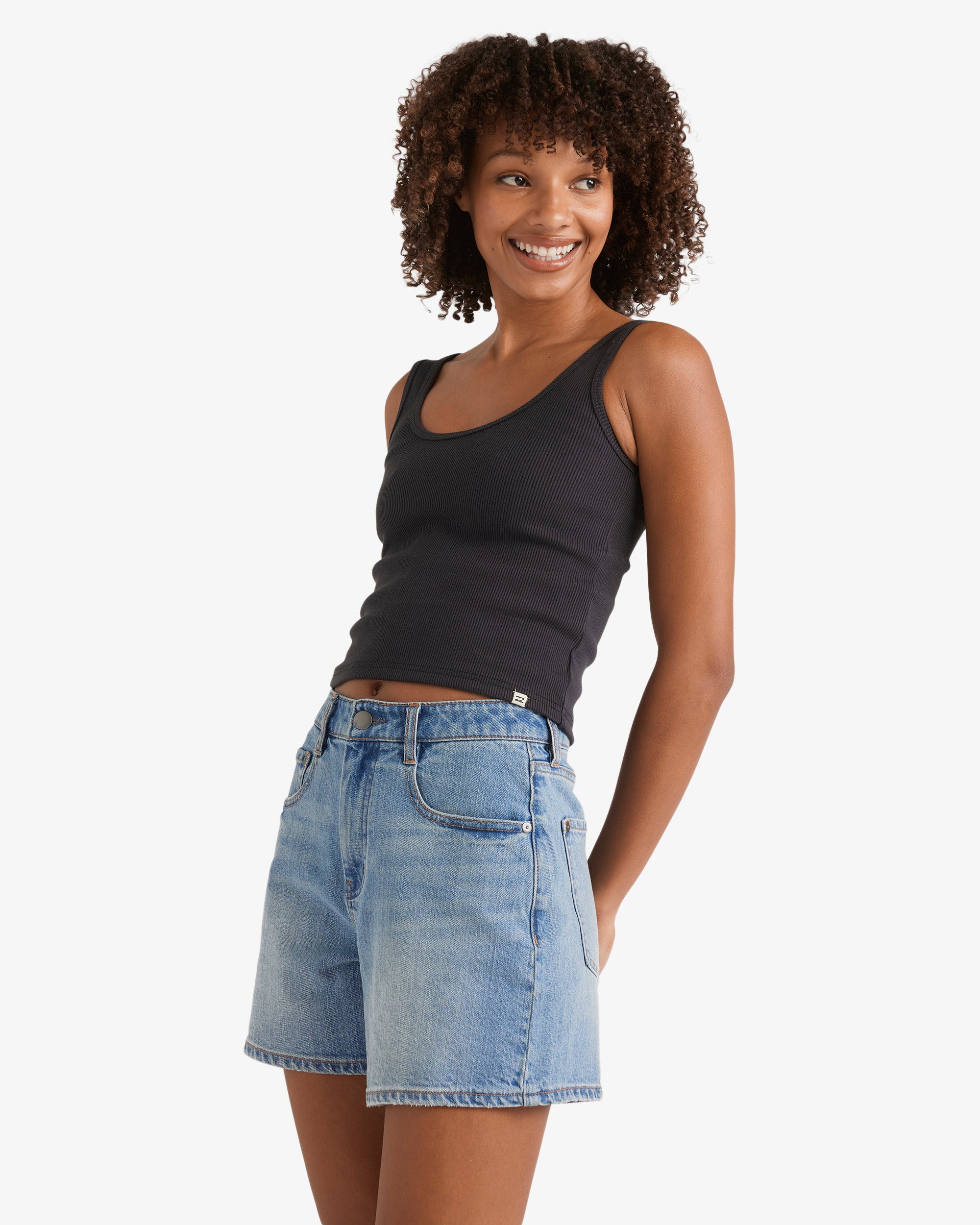 Womens Shifter Denim Shorts
