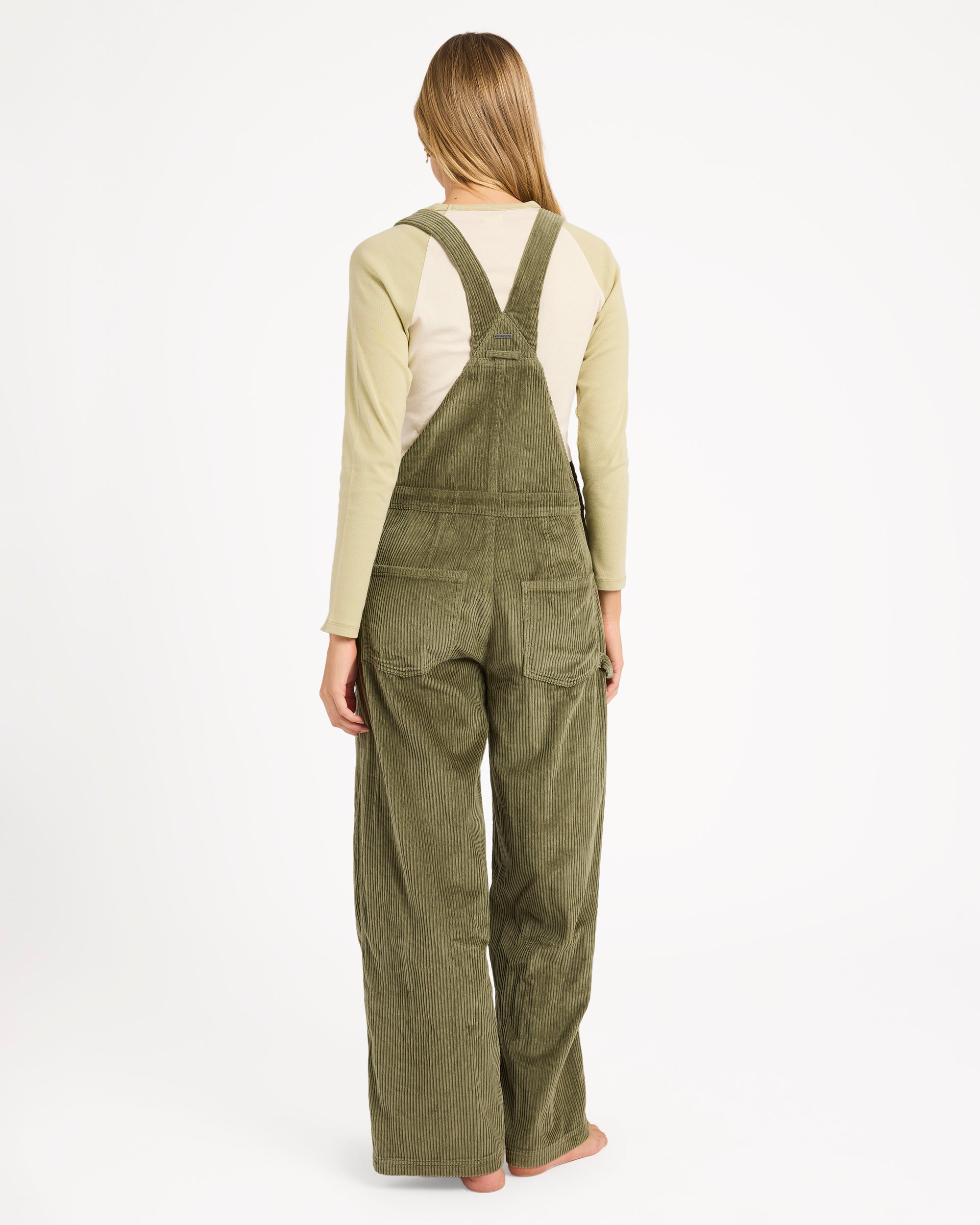 Womens Vacay Corduroy Overalls