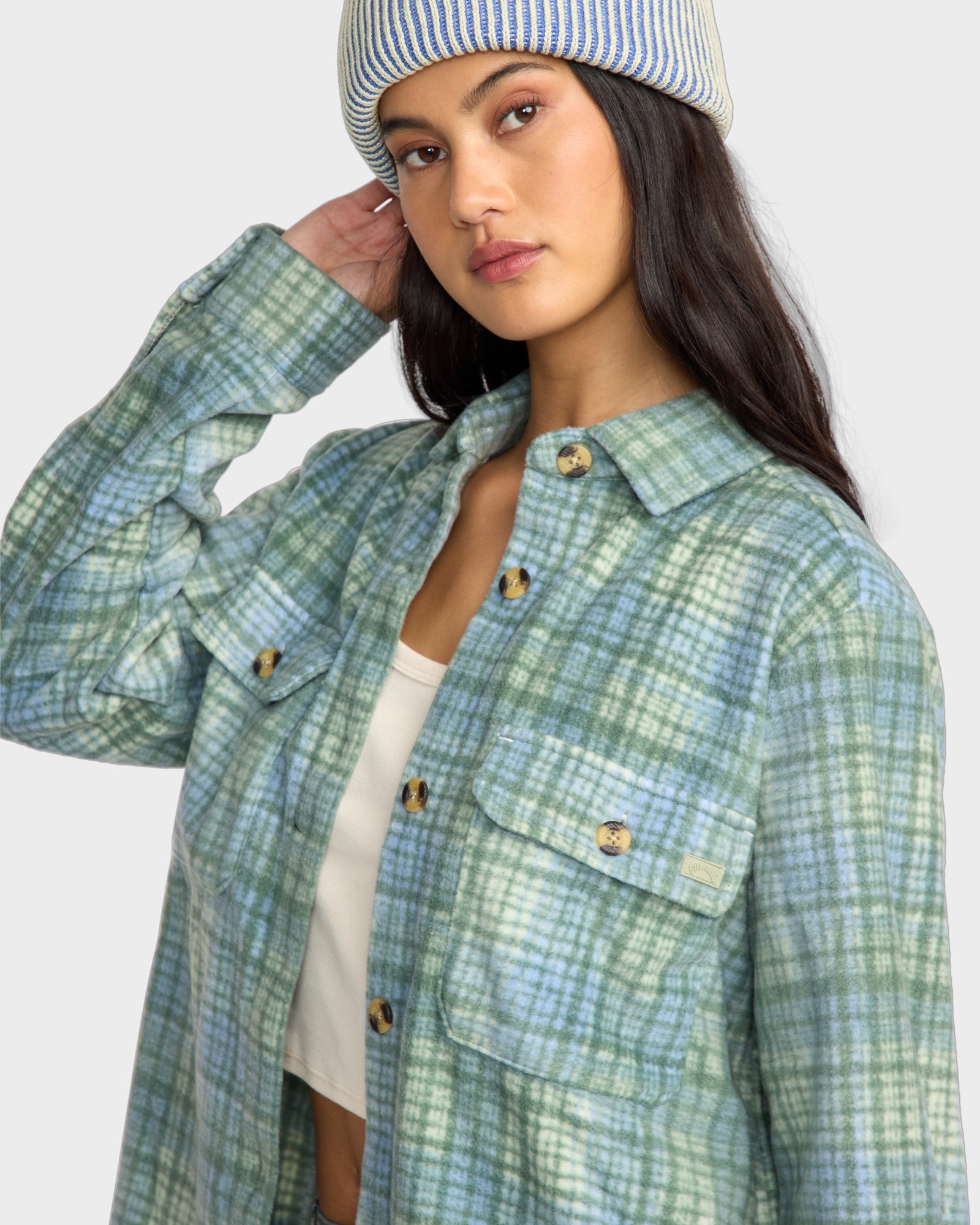 Womens Forge Fleece Long Sleeve Shirt