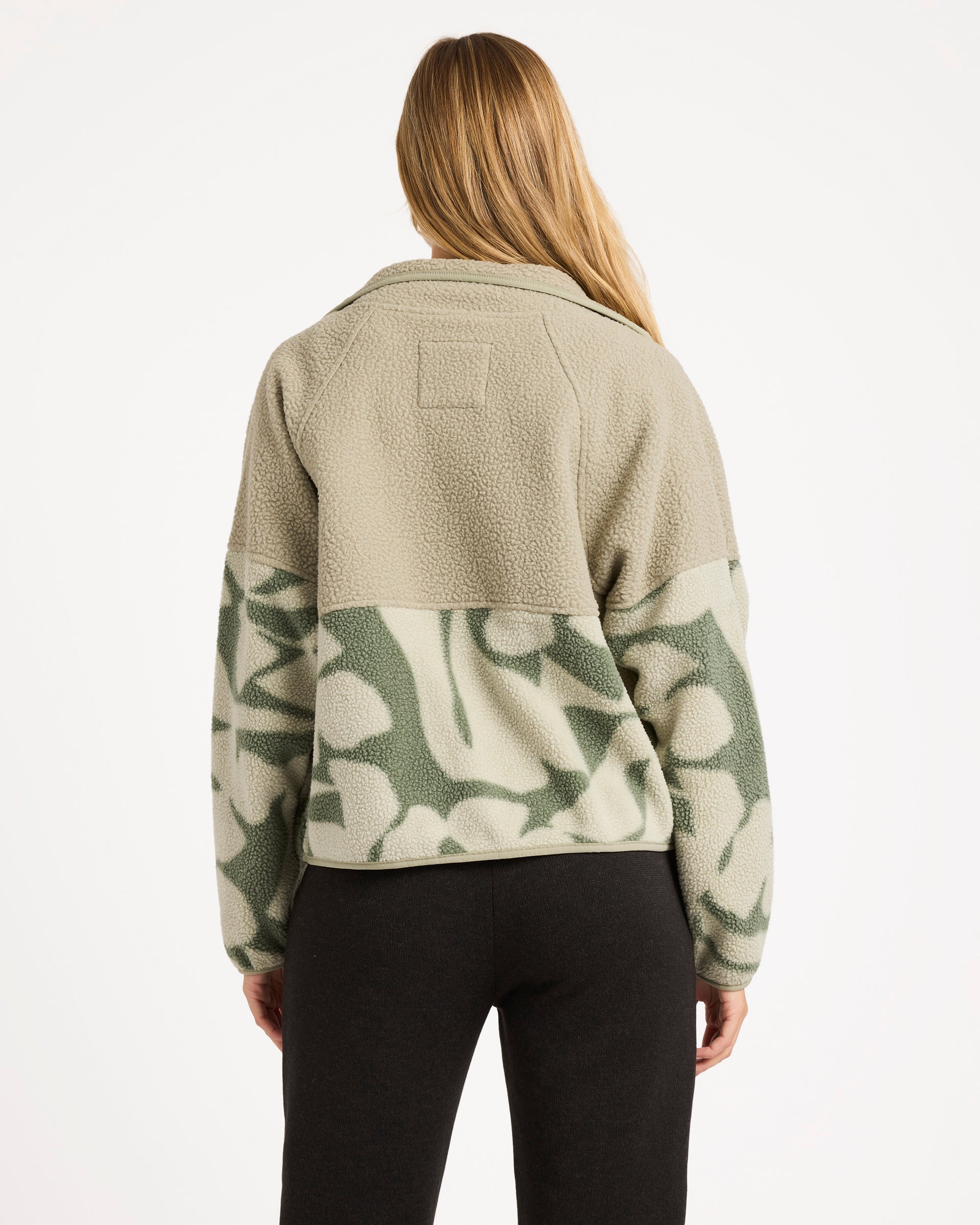 Womens Popoyo Snap Up Fleece Jacket