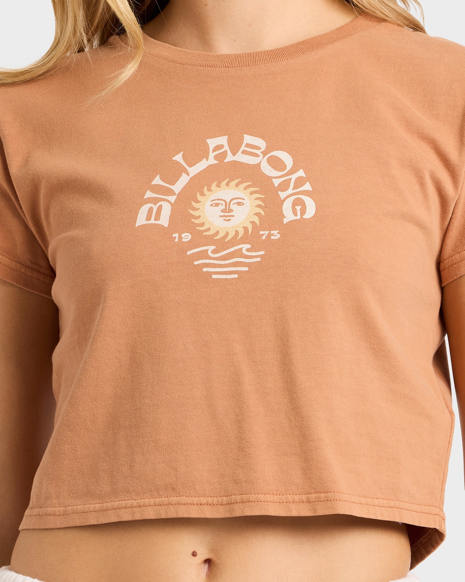 Womens Sunset Horizons Crop T-Shirt