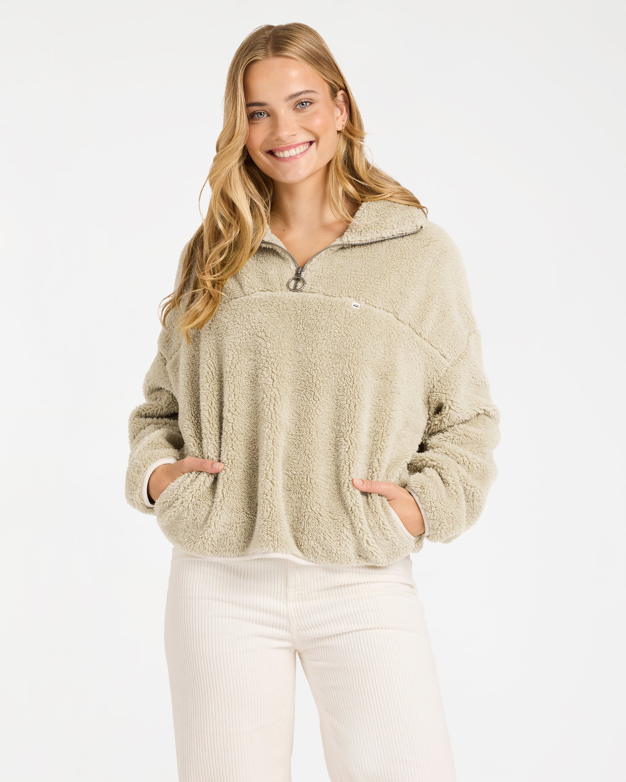 Womens Groovin Half Zip Pullover