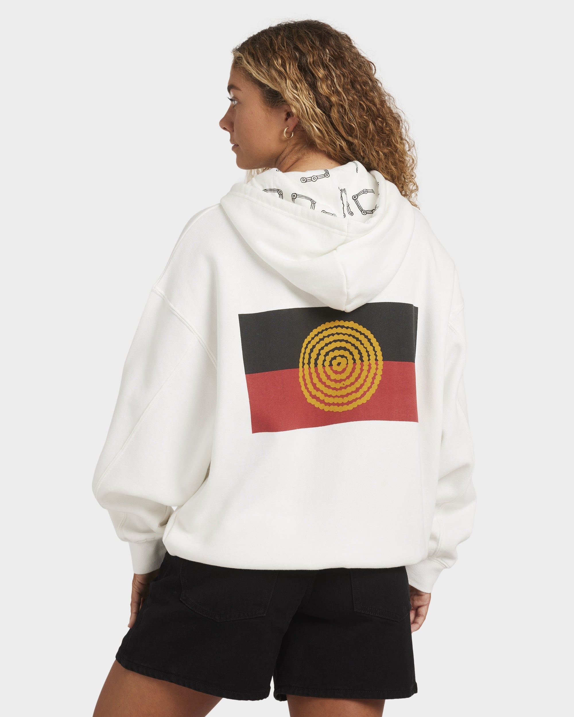 Womens Otis Flag Pullover Hoodie