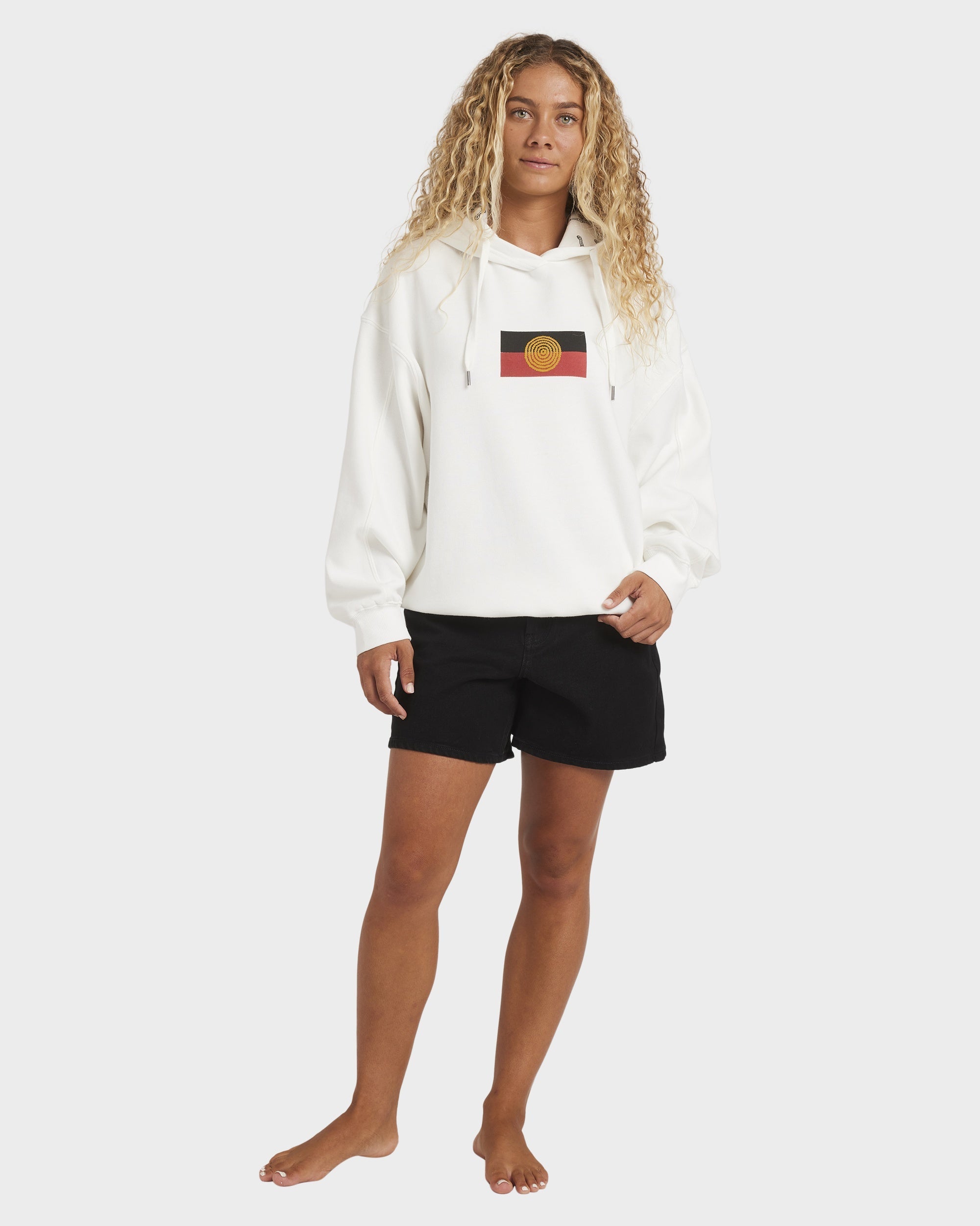 Womens Otis Flag Pullover Hoodie