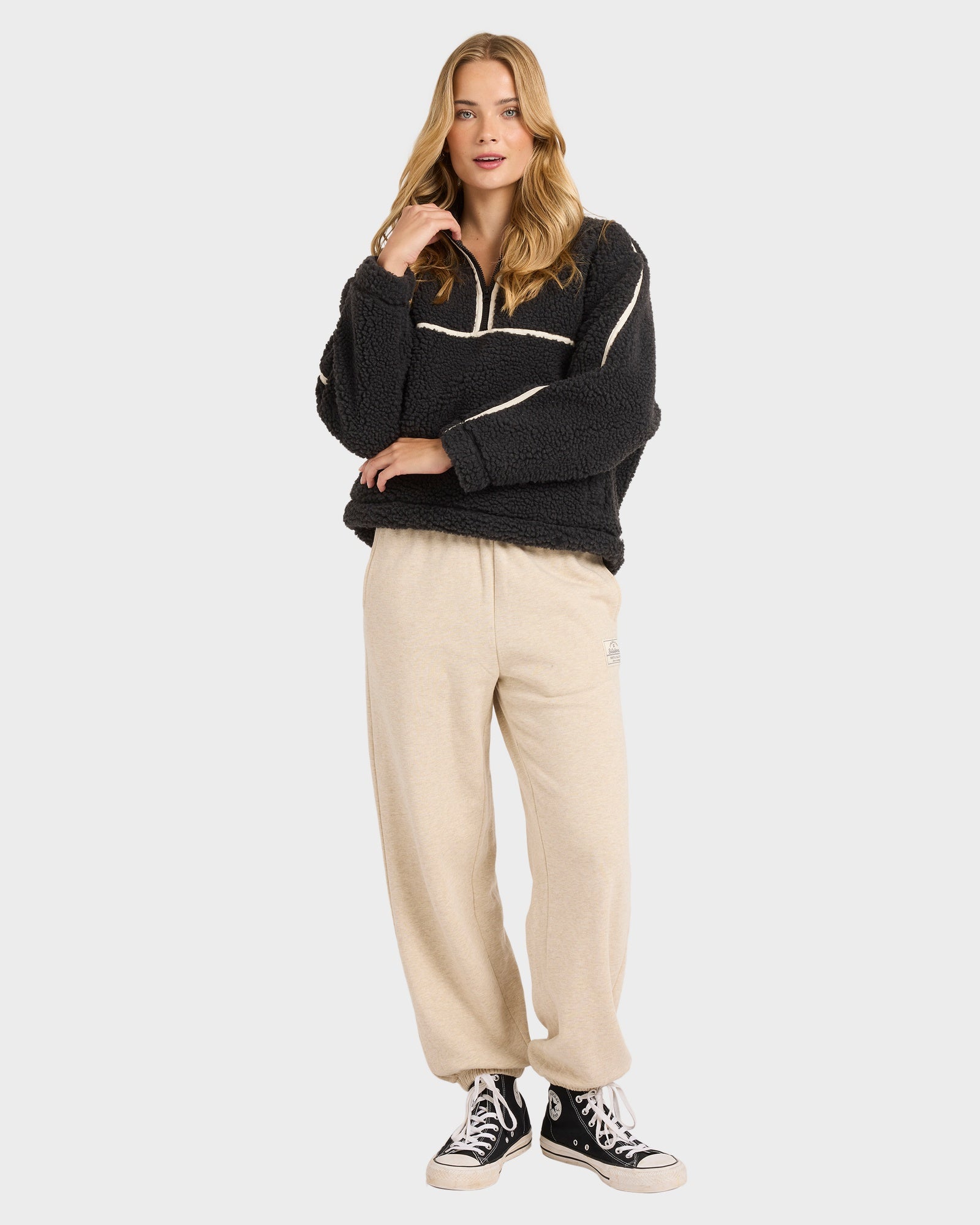 Womens Getting Warm Shrpa Half Zip Pullover