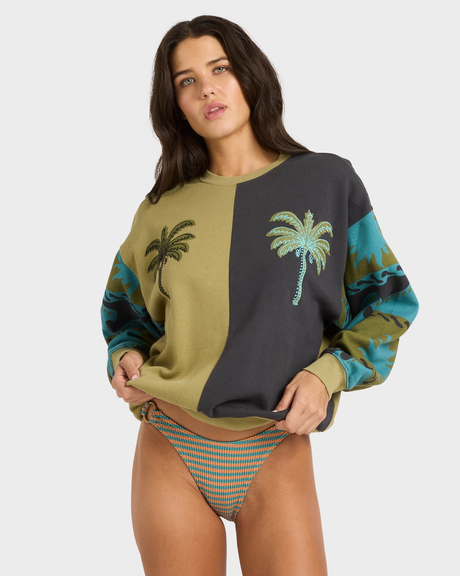Womens Split Palm Kendal Crew Neck