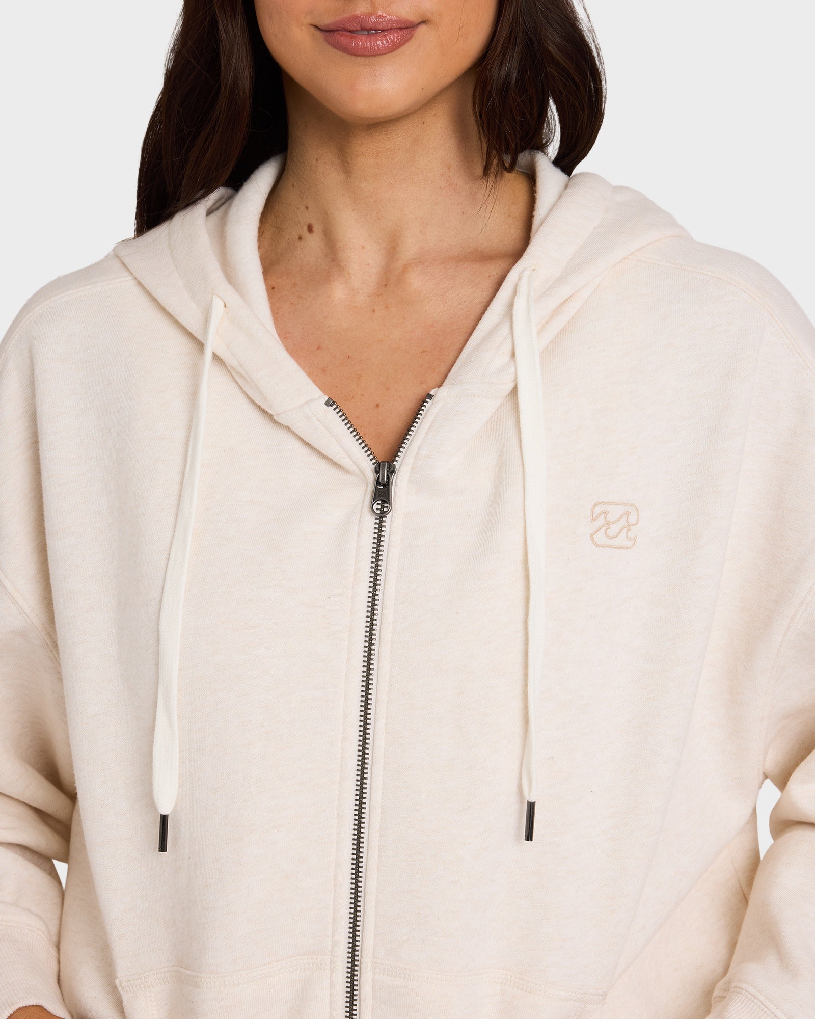 Womens Wave Essentials Zip Up Hoodie