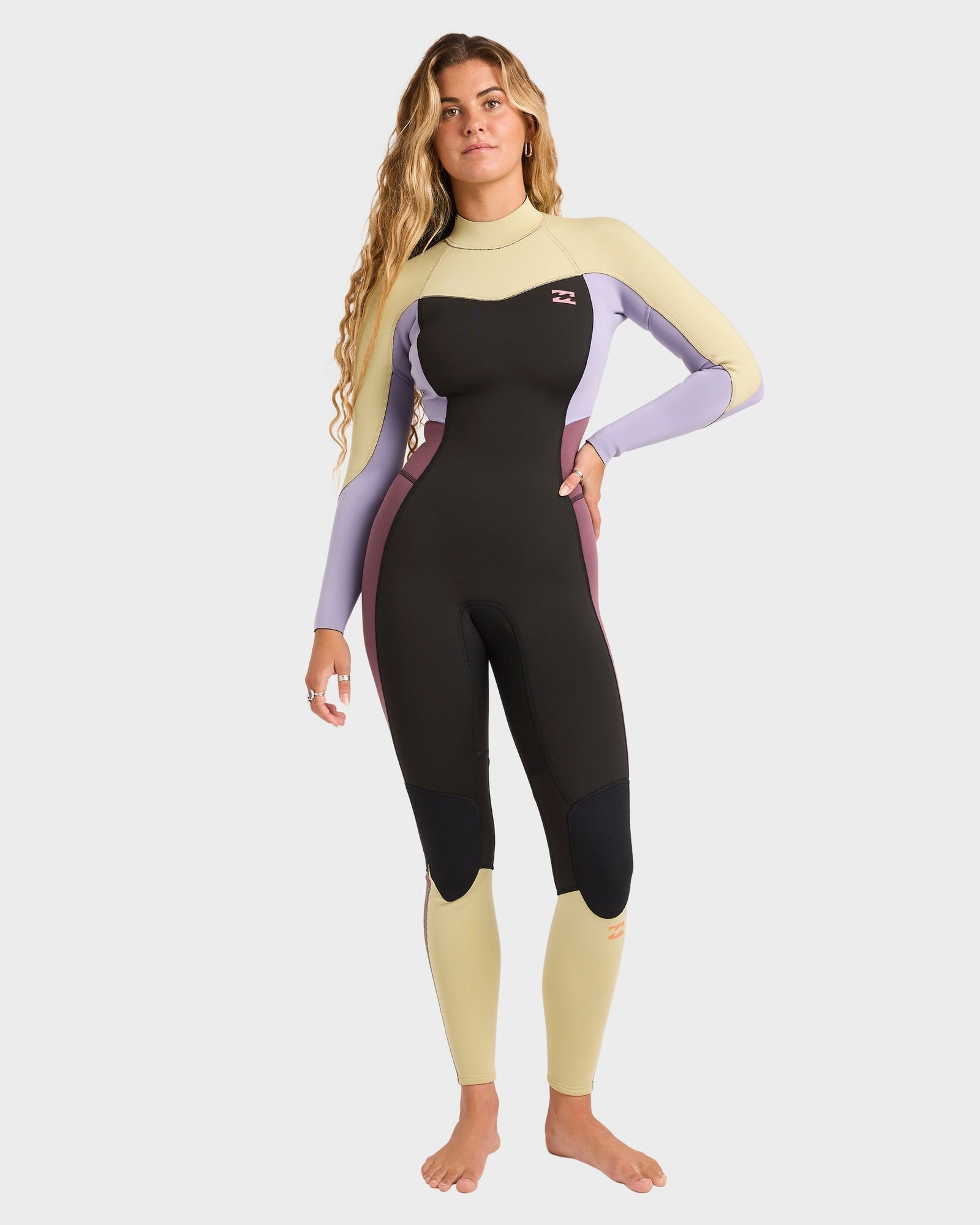 Womens 3/2mm Synergy Back Zip Flatlock Steamer Wetsuit