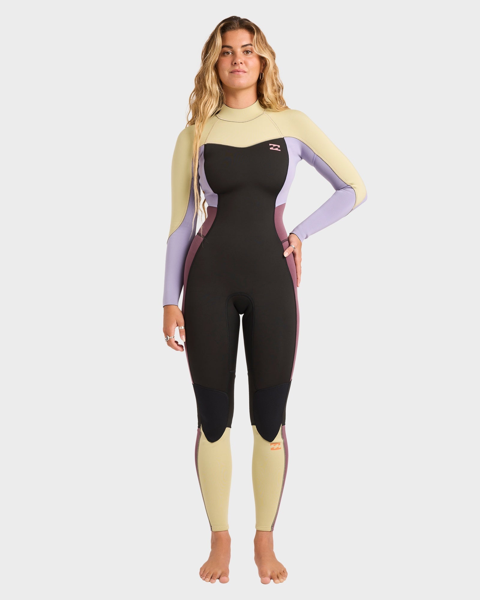 Womens 3/2mm Synergy Back Zip Flatlock Steamer Wetsuit