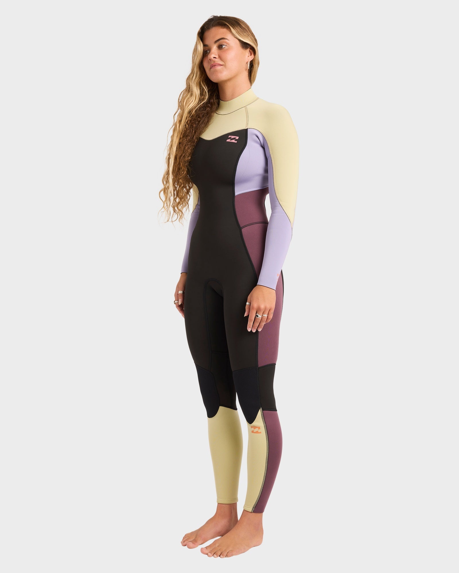 Womens 3/2mm Synergy Back Zip Flatlock Steamer Wetsuit