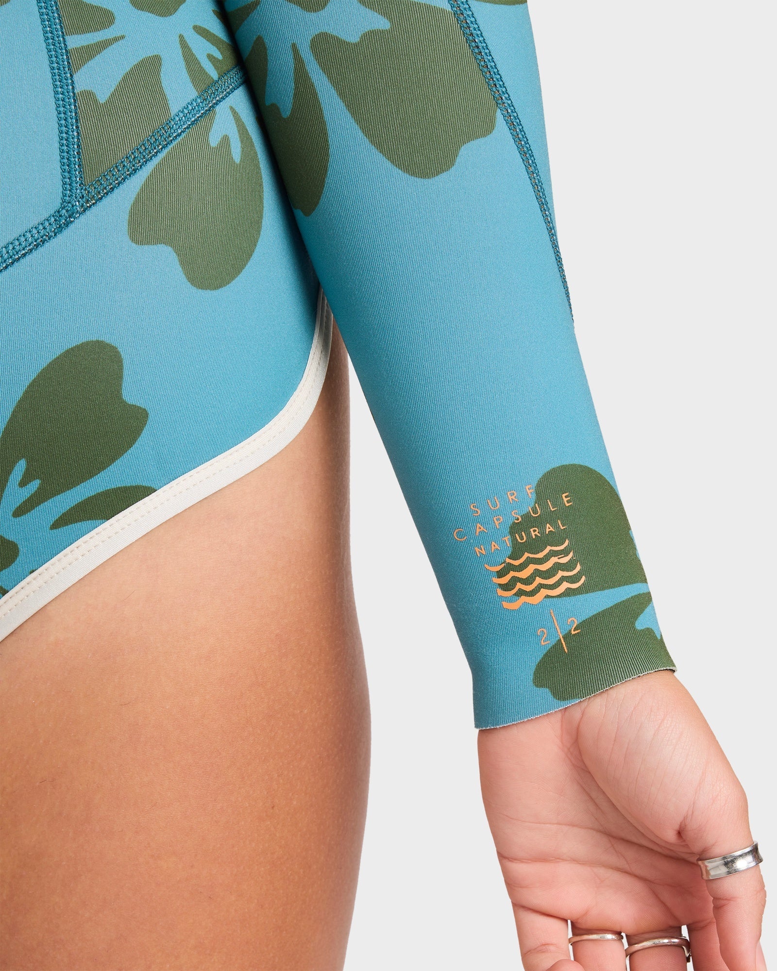 Womens 2/2mm Spring Glider Back Zip Long Sleeve Springsuit