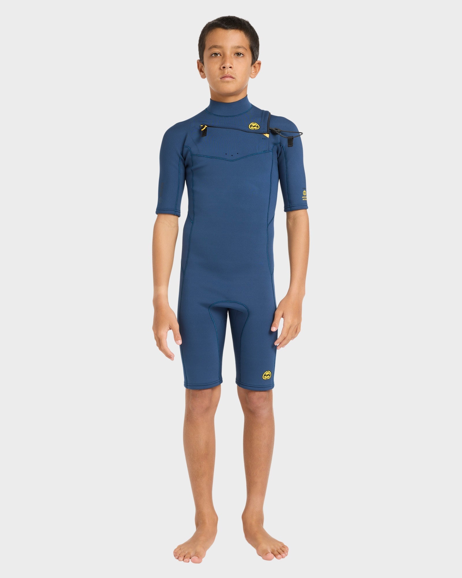 Boys 8-16 2/2 mm Absolute Natural Chest Zip GBS Springsuit