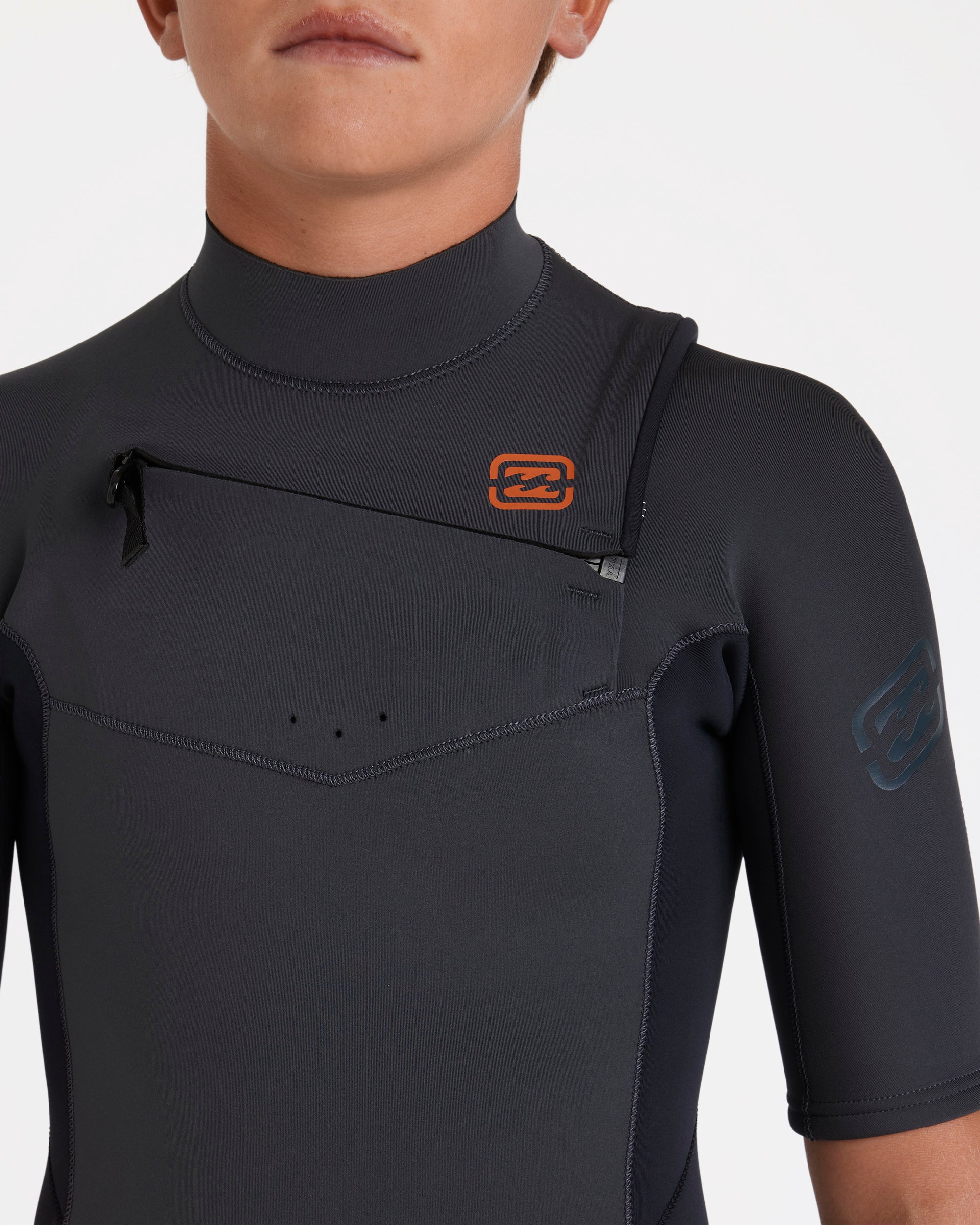 Boys 8-16 2/2 mm Absolute Natural Chest Zip GBS Fullsuit