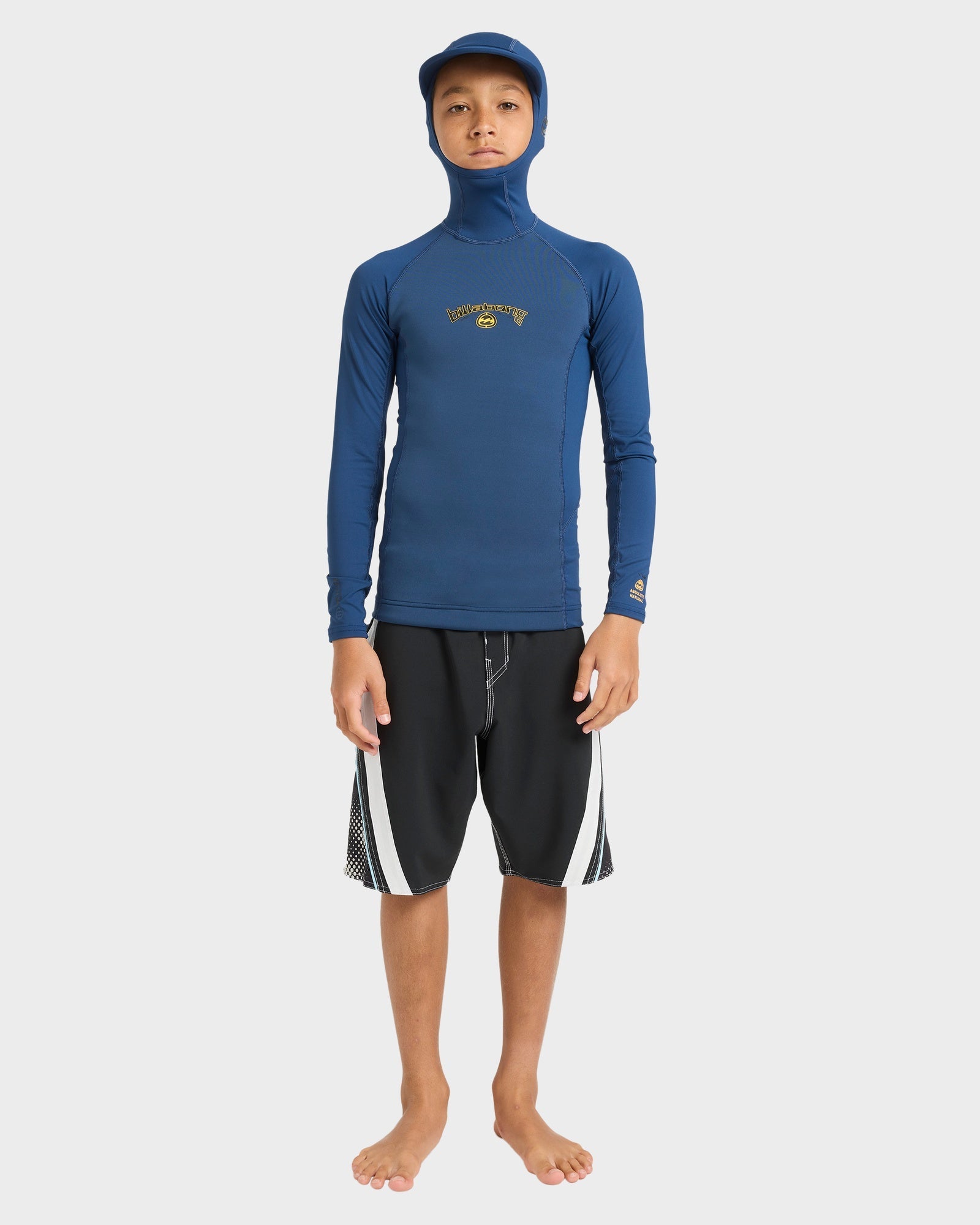 Boys 8-16 1/1mm Absolute Natural Poly Lite Hooded Wetsuit Jacket