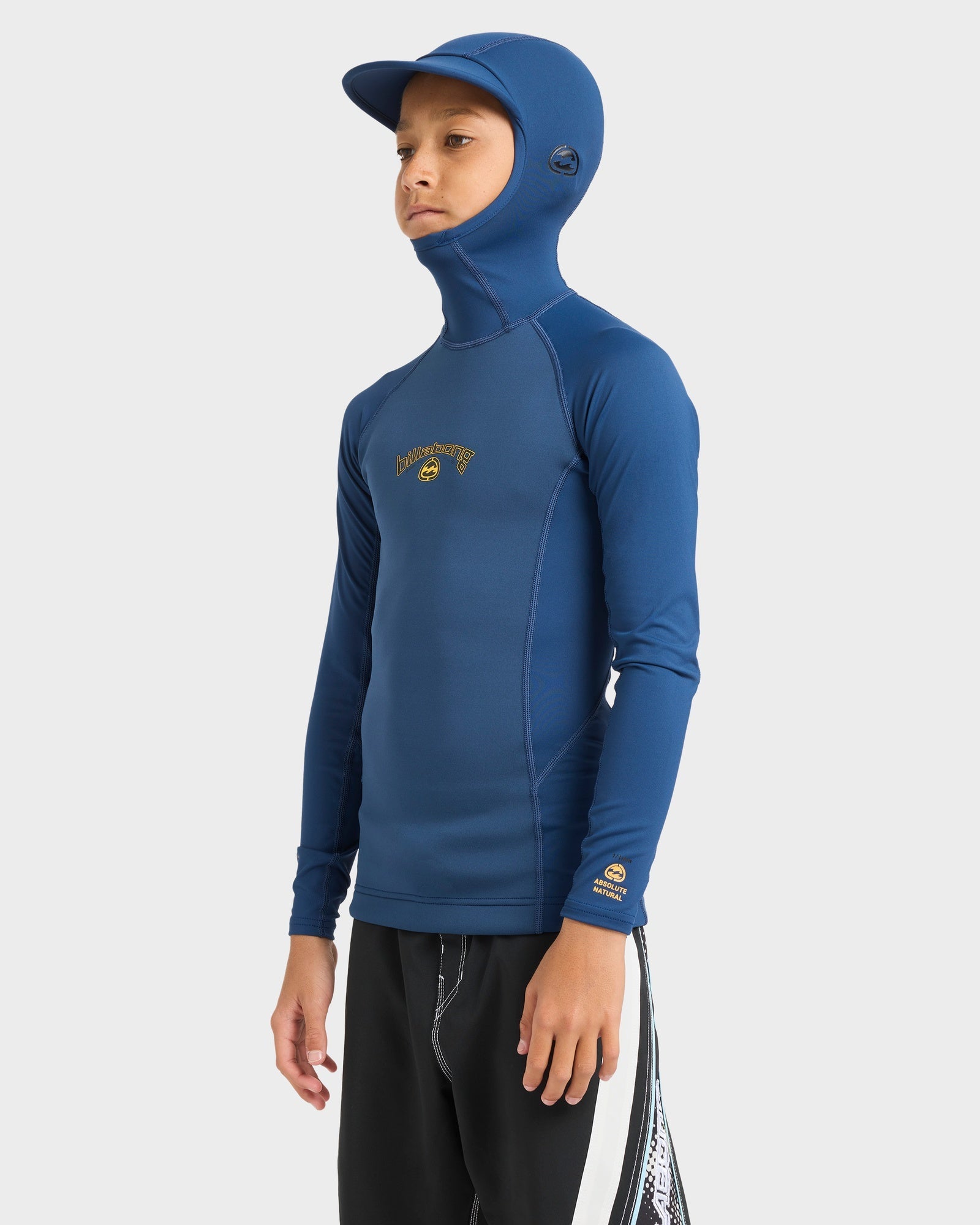 Boys 8-16 1/1mm Absolute Natural Poly Lite Hooded Wetsuit Jacket
