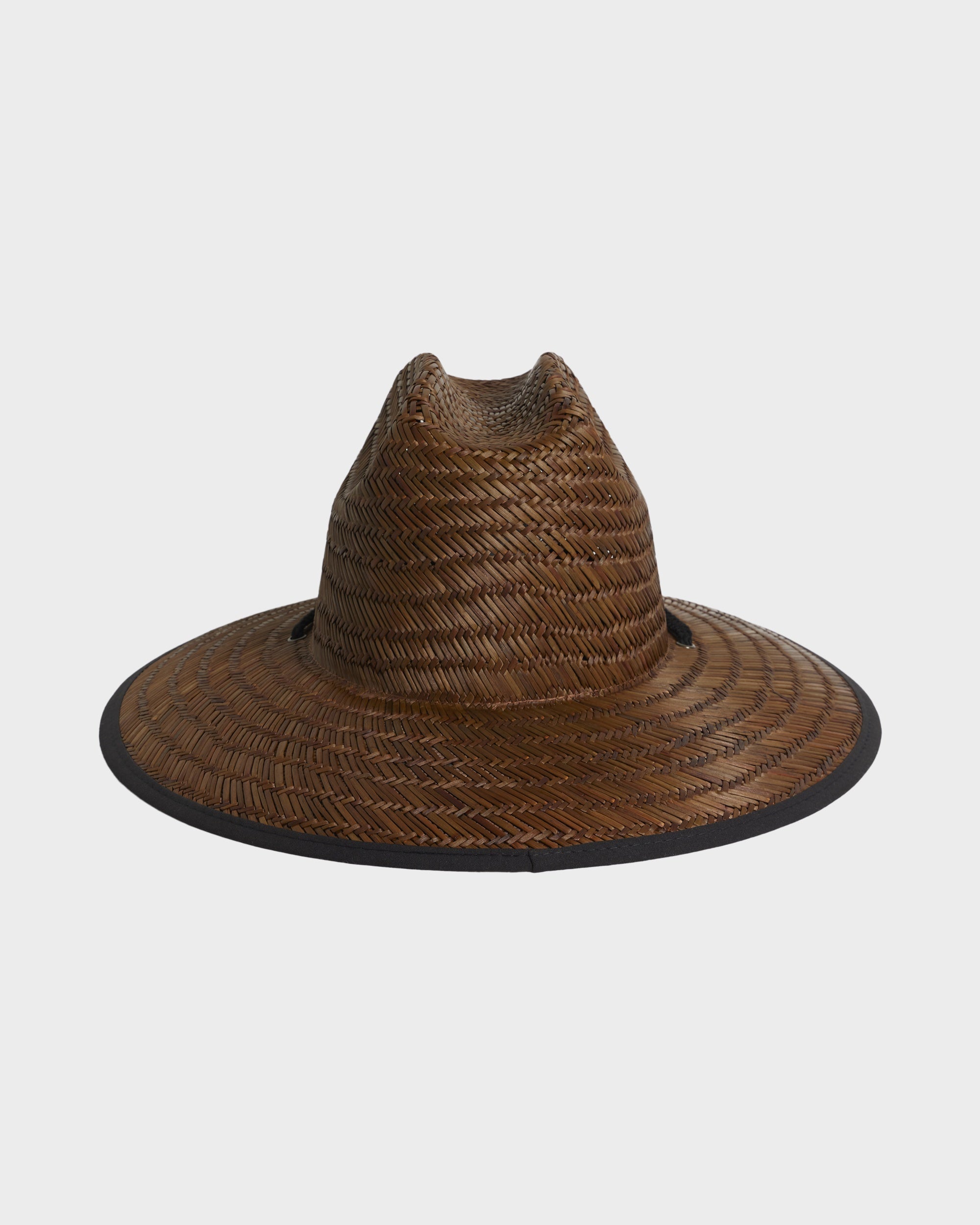 Mens Tides Print Straw Hat