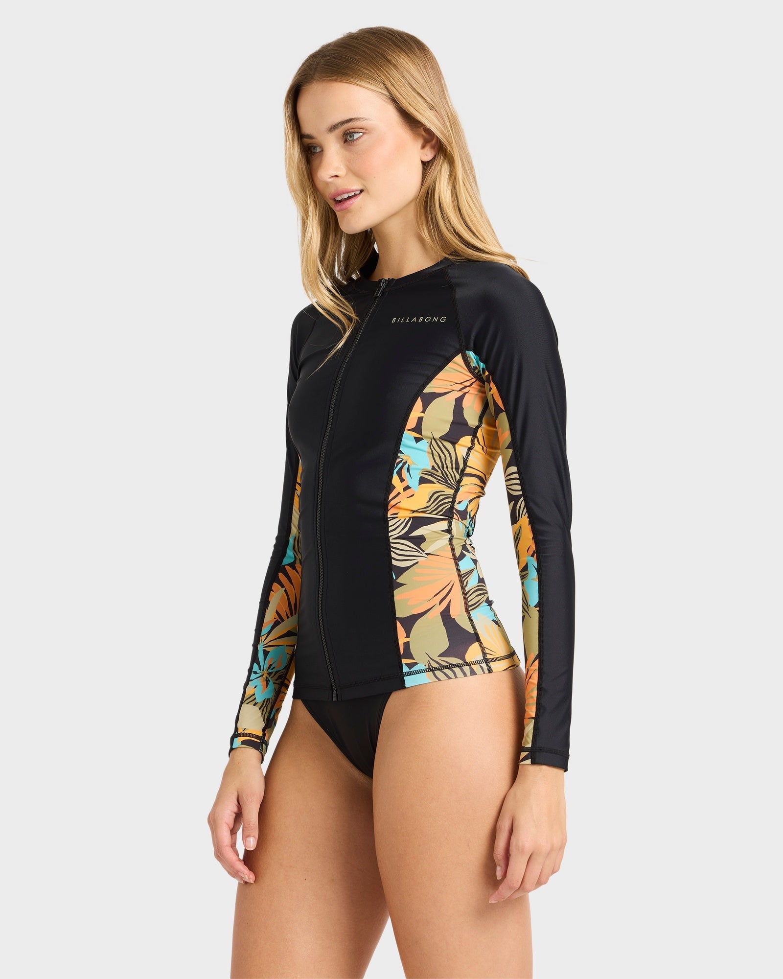 Womens Des Tropiques Off Shore Long Sleeve Rash Vest