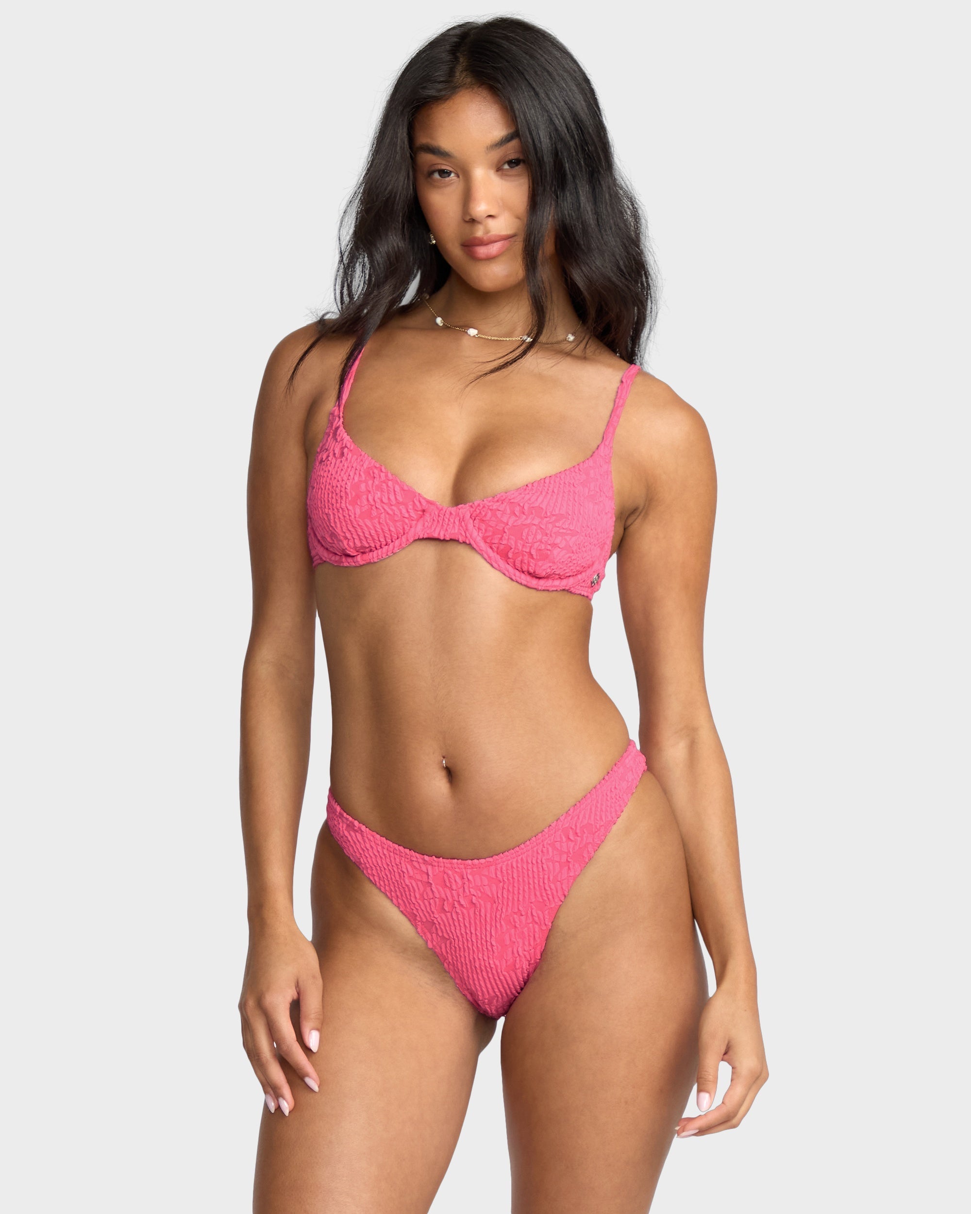 Womens We're Wild Demi Underwire Bikini Top