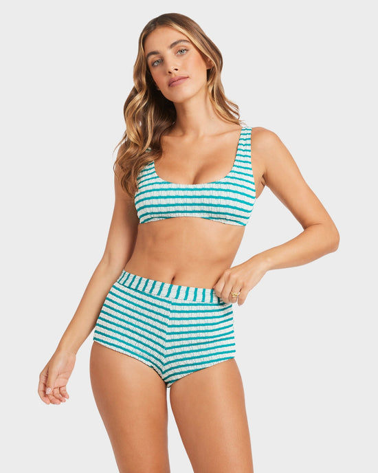 Womens Wavey Daze Lina Bralette Bikini Top